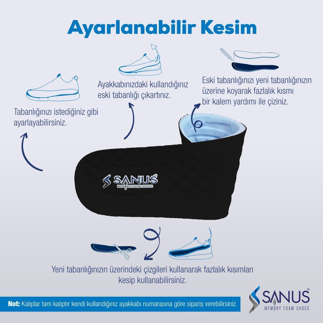  M900 Model Memory Foam, Ortopedik,Spor,Düz Tabanlık,Topuk Dikeni,Hava Yastıklı,Boy Yükseltici