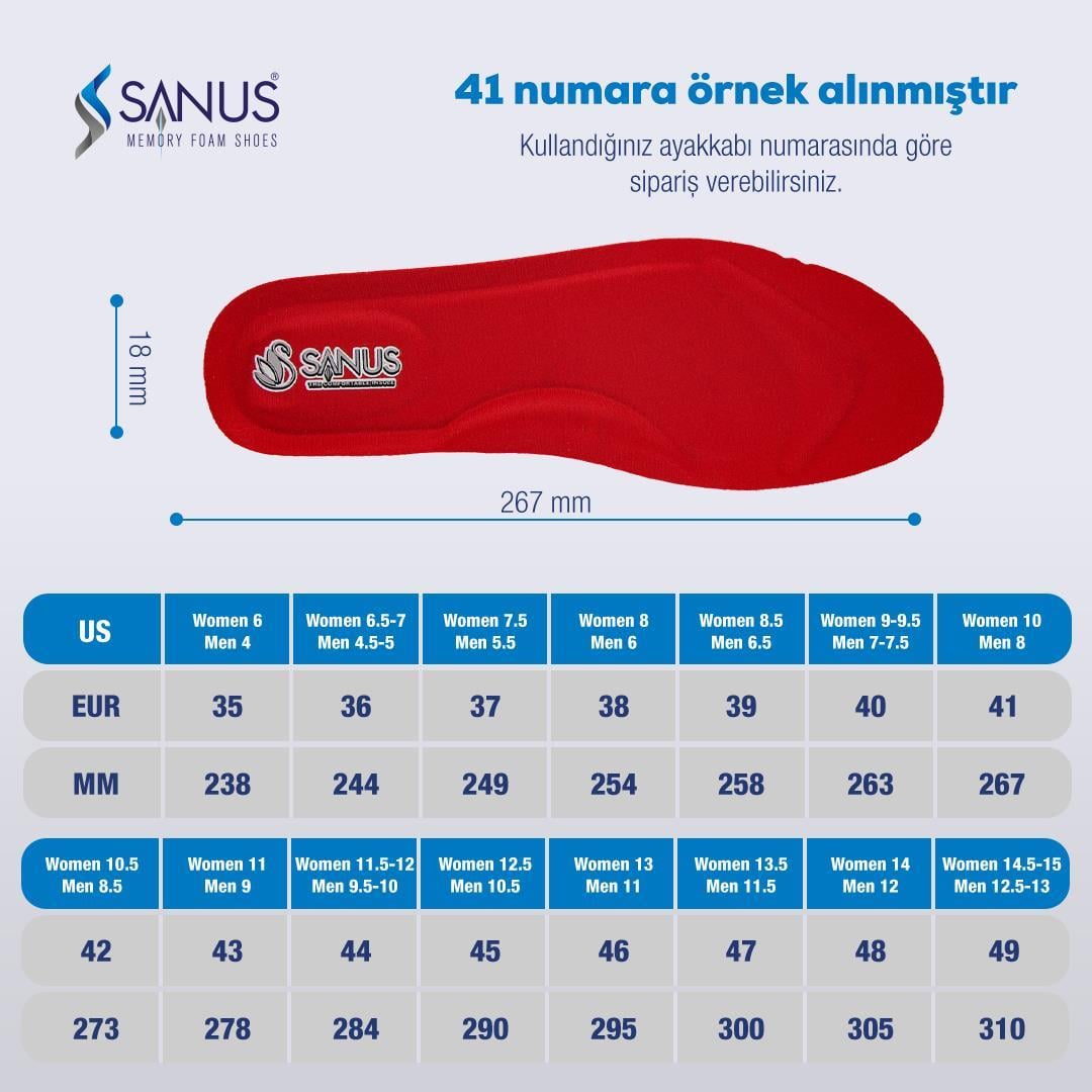 A100 Model Memory Foam ,Ortopedik,Spor,Düz Tabanlık,Topuk Dikeni,Hava Yastıklı,Boy Yükseltici