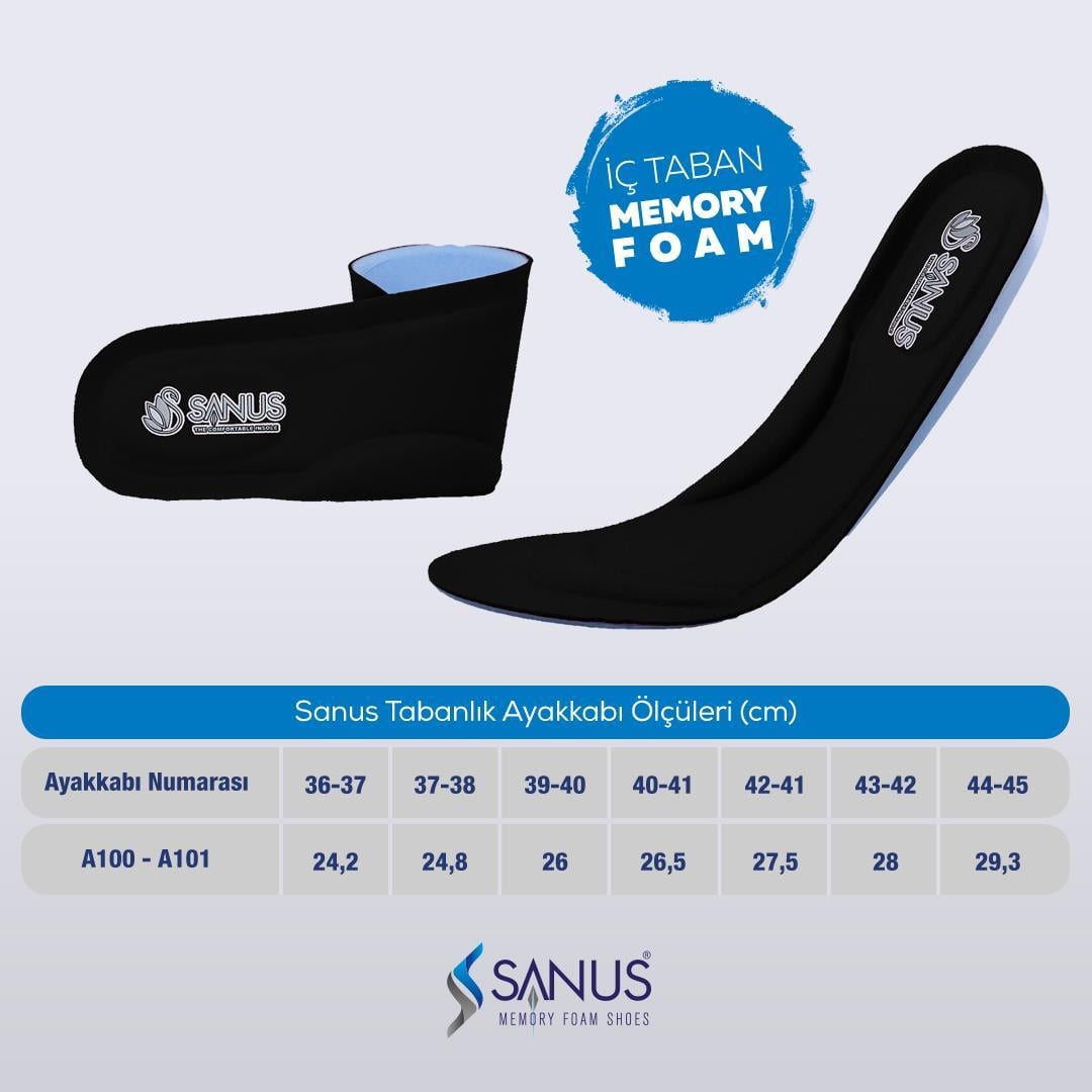 A100 Model Memory Foam ,Ortopedik,Spor,Düz Tabanlık,Topuk Dikeni,Hava Yastıklı,Boy Yükseltici