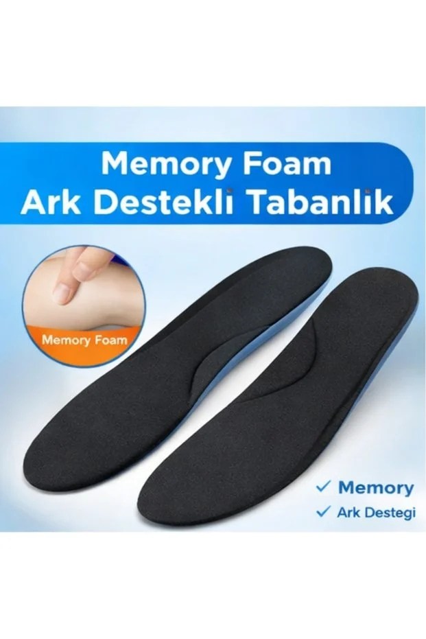 AIRM 2030 Ark Destekli Memory Foam Tabanlık – Siyah