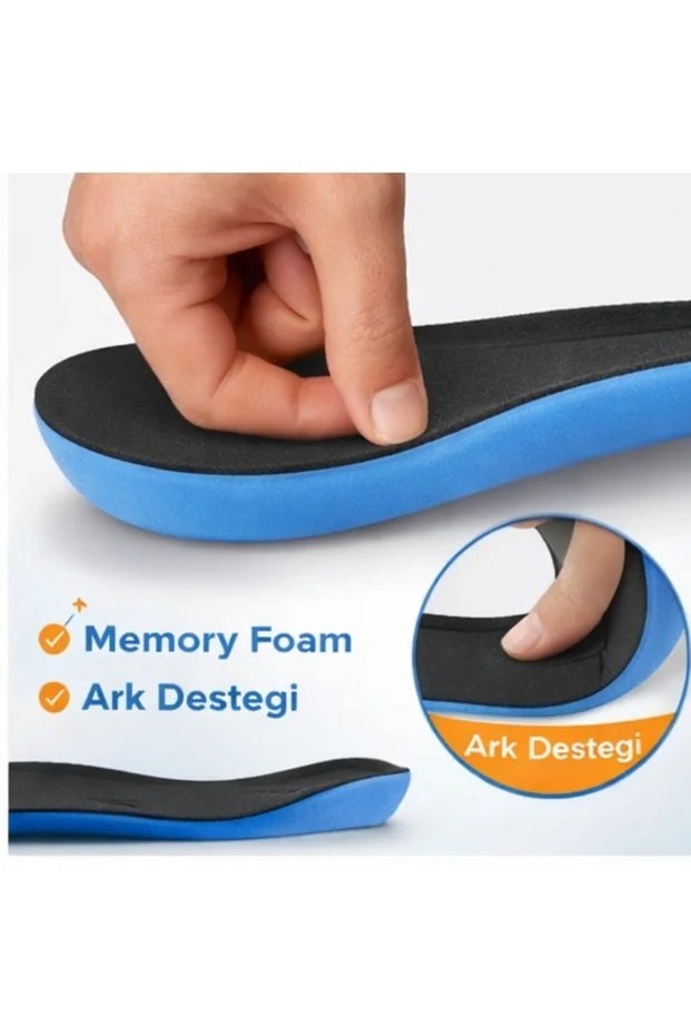 AIRM 2030 Ark Destekli Memory Foam Tabanlık – Siyah