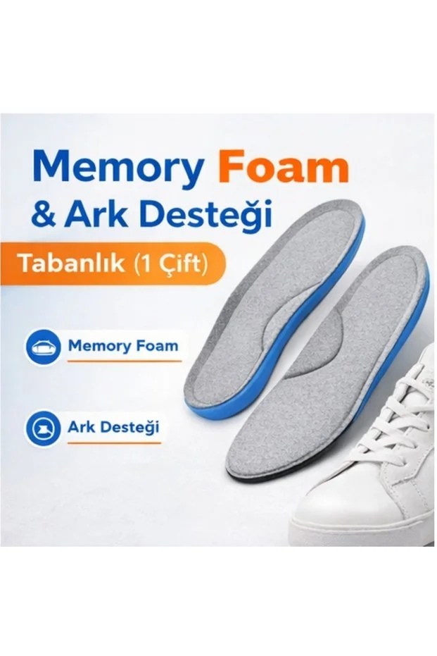 AIRM 2030 Ark Destekli Memory Foam Tabanlık – Gri