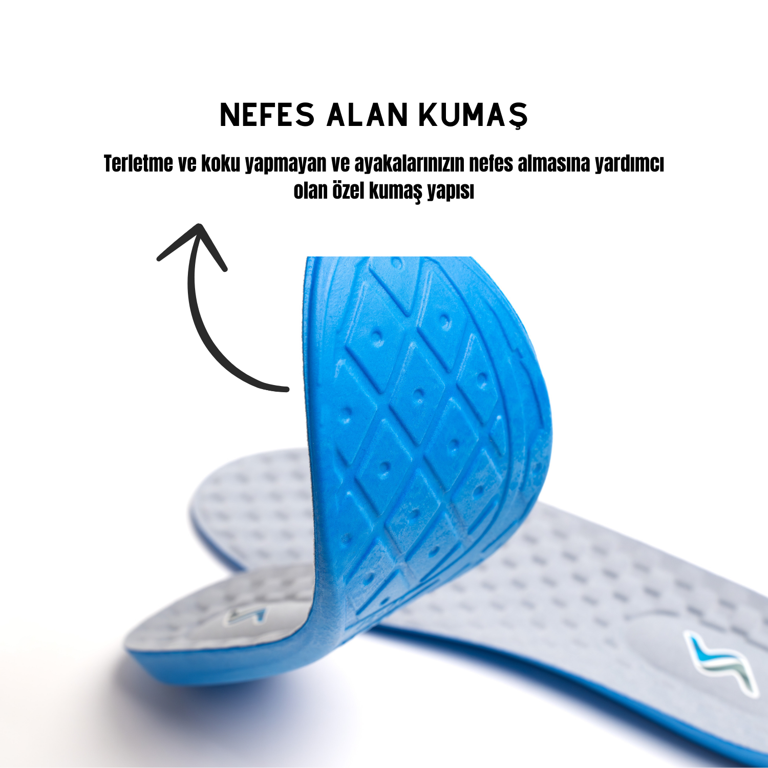 M900 Model Tek Ebat Unisex Memory Foam Ortapedik Boy Yükseltici Tabanlık Gri