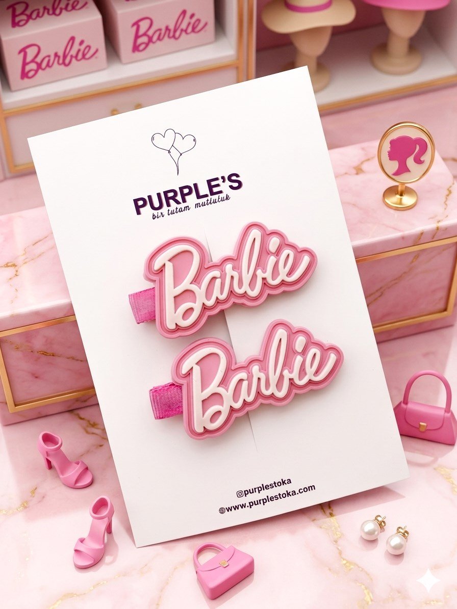 2'li Barbie Klips Ü ç Ren Seçeneği 