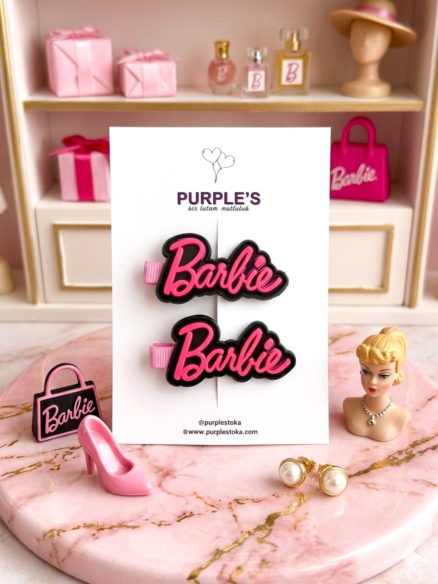 2'li Barbie Klips Ü ç Ren Seçeneği 