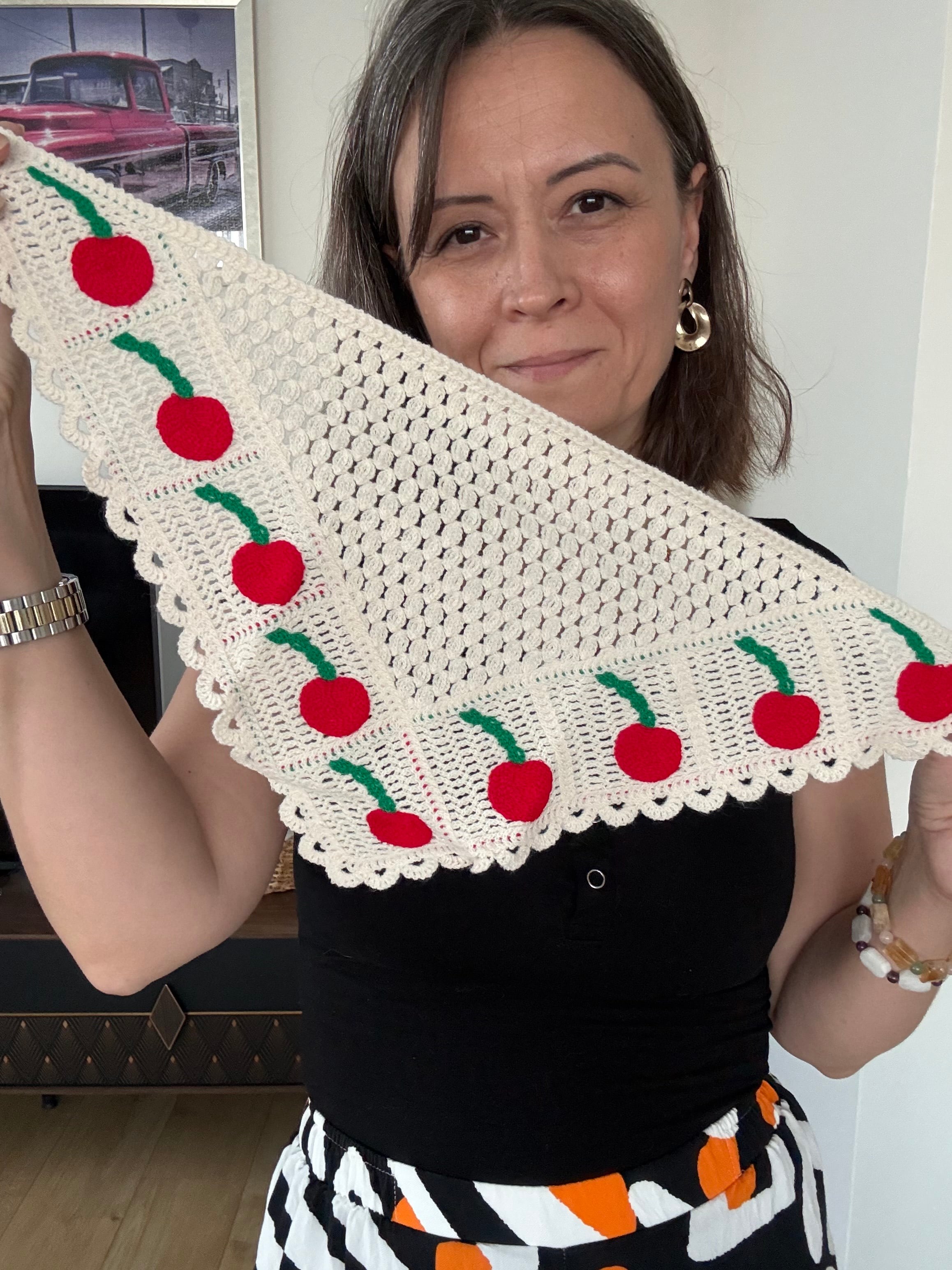 Kirazlı Bohem Bandana 