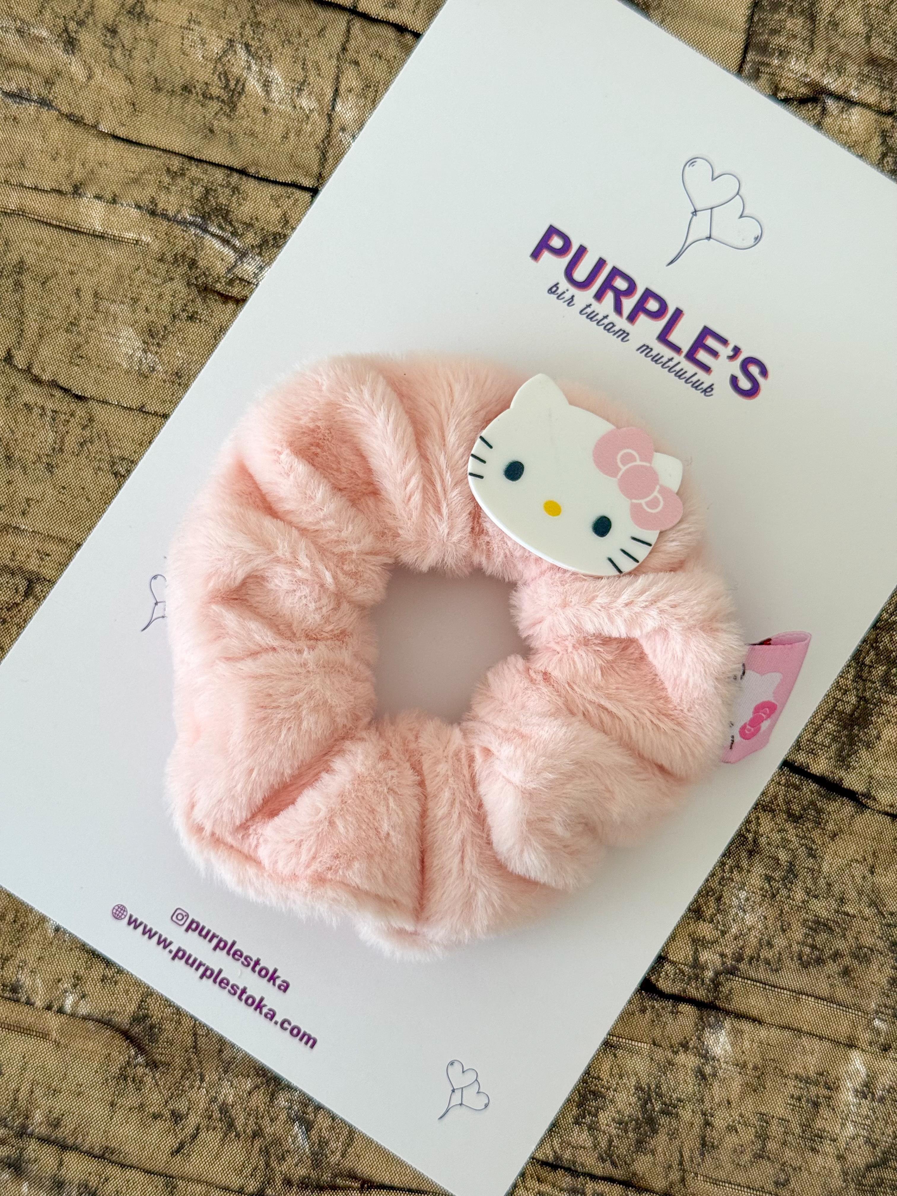 Lisanslı Peluş Scrunchies 