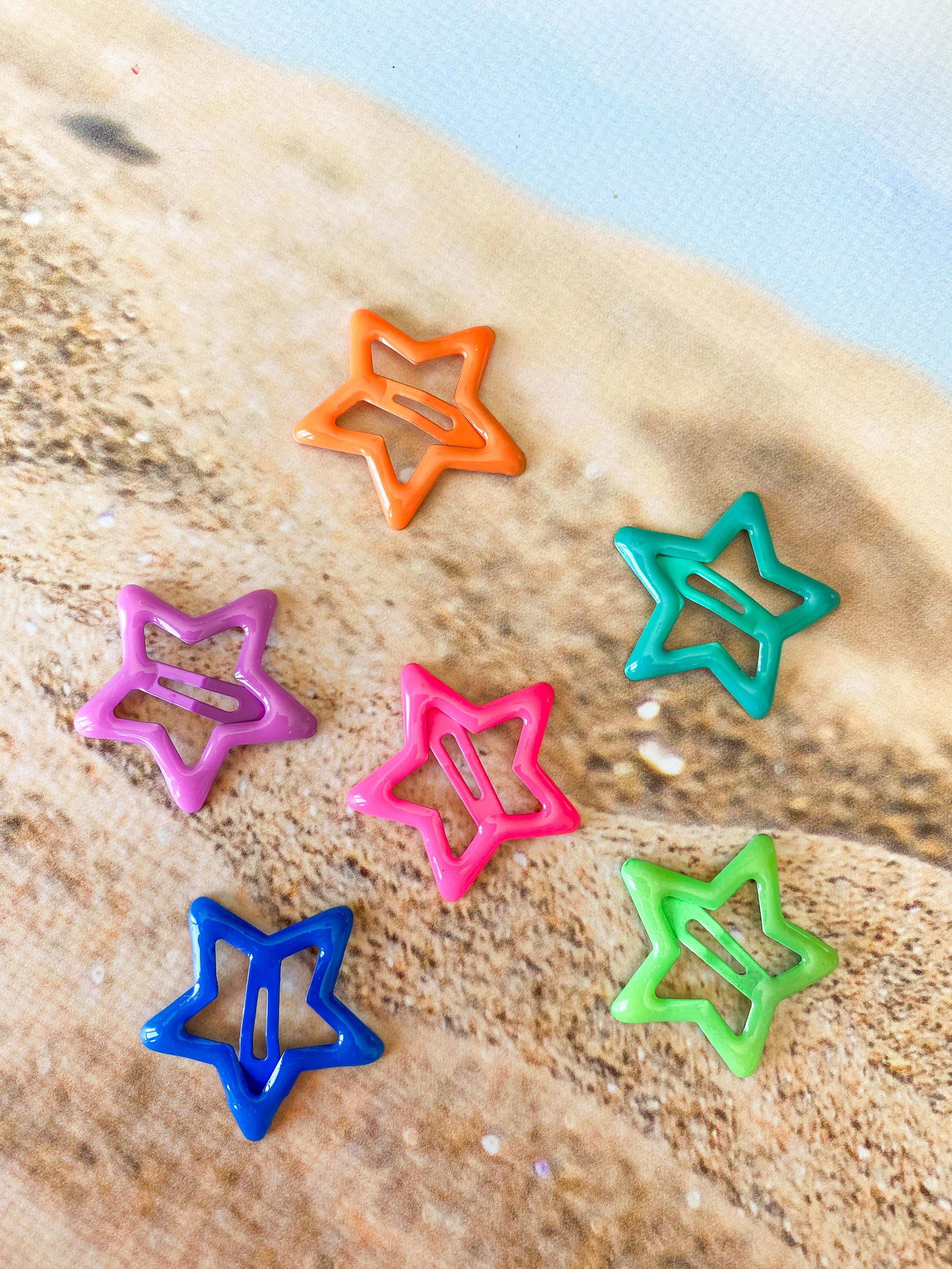 Mini Multicolor Star Snap Buckle