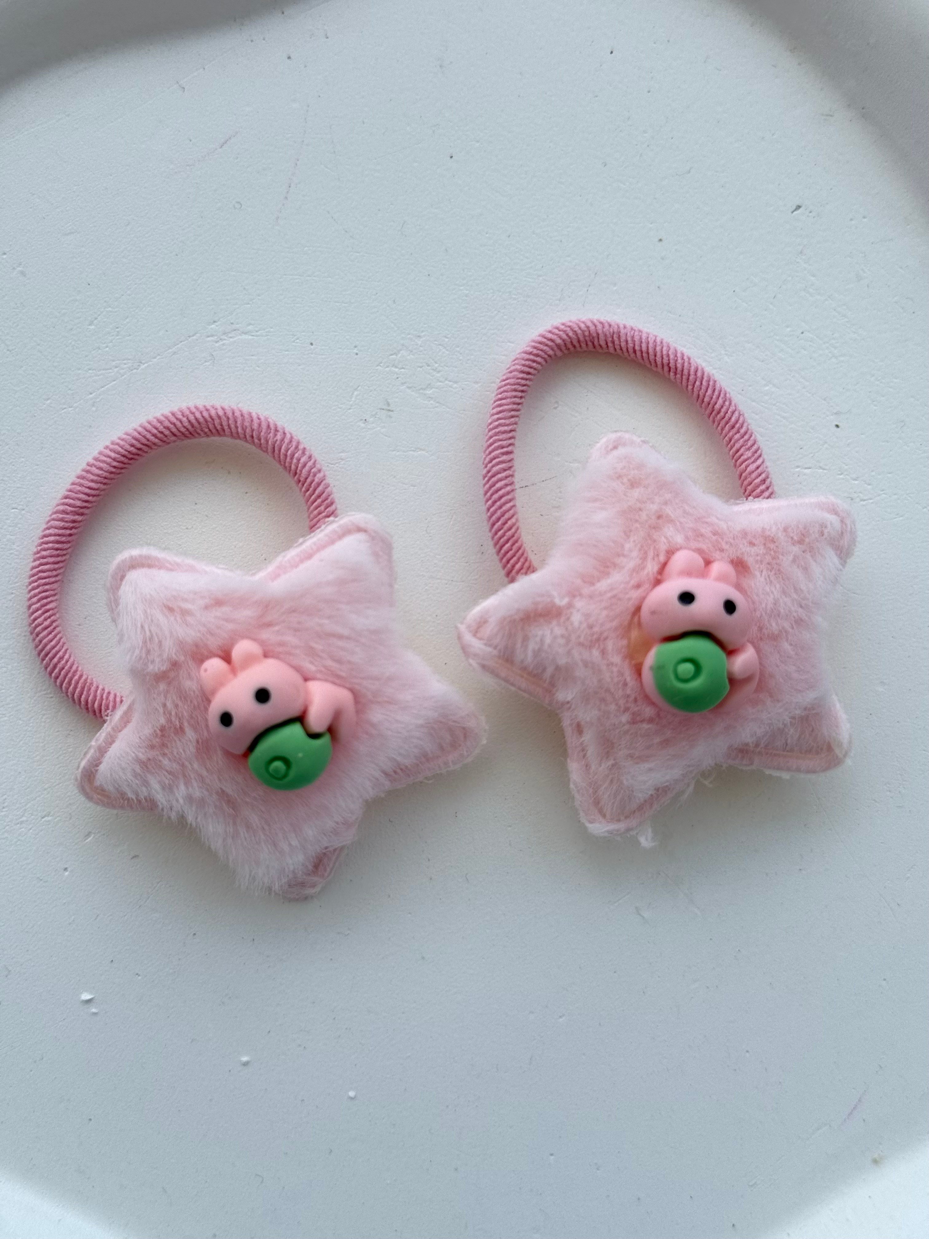 Peluş Yıldız Lastik Tokal