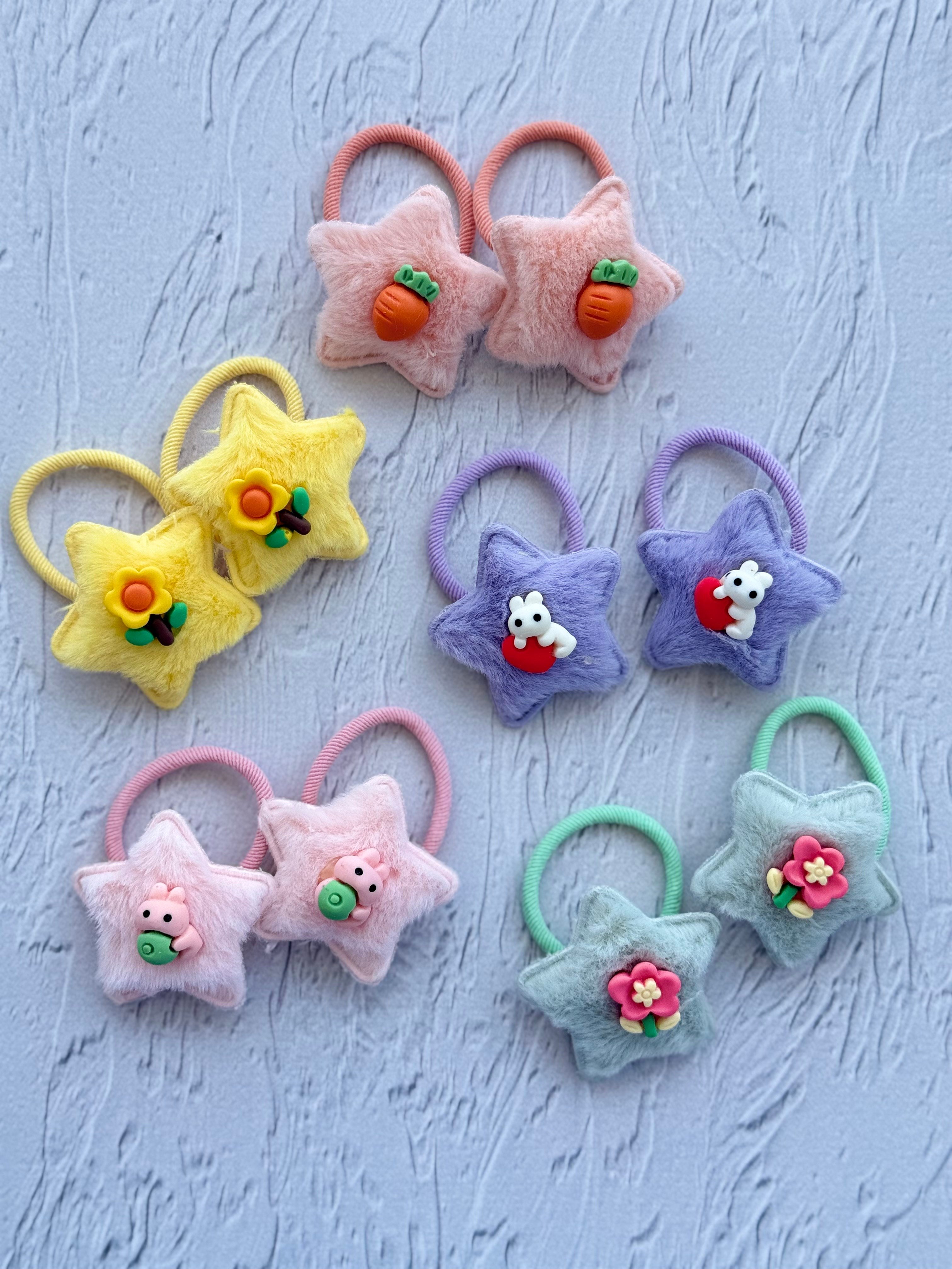 Peluş Yıldız Lastik Tokal