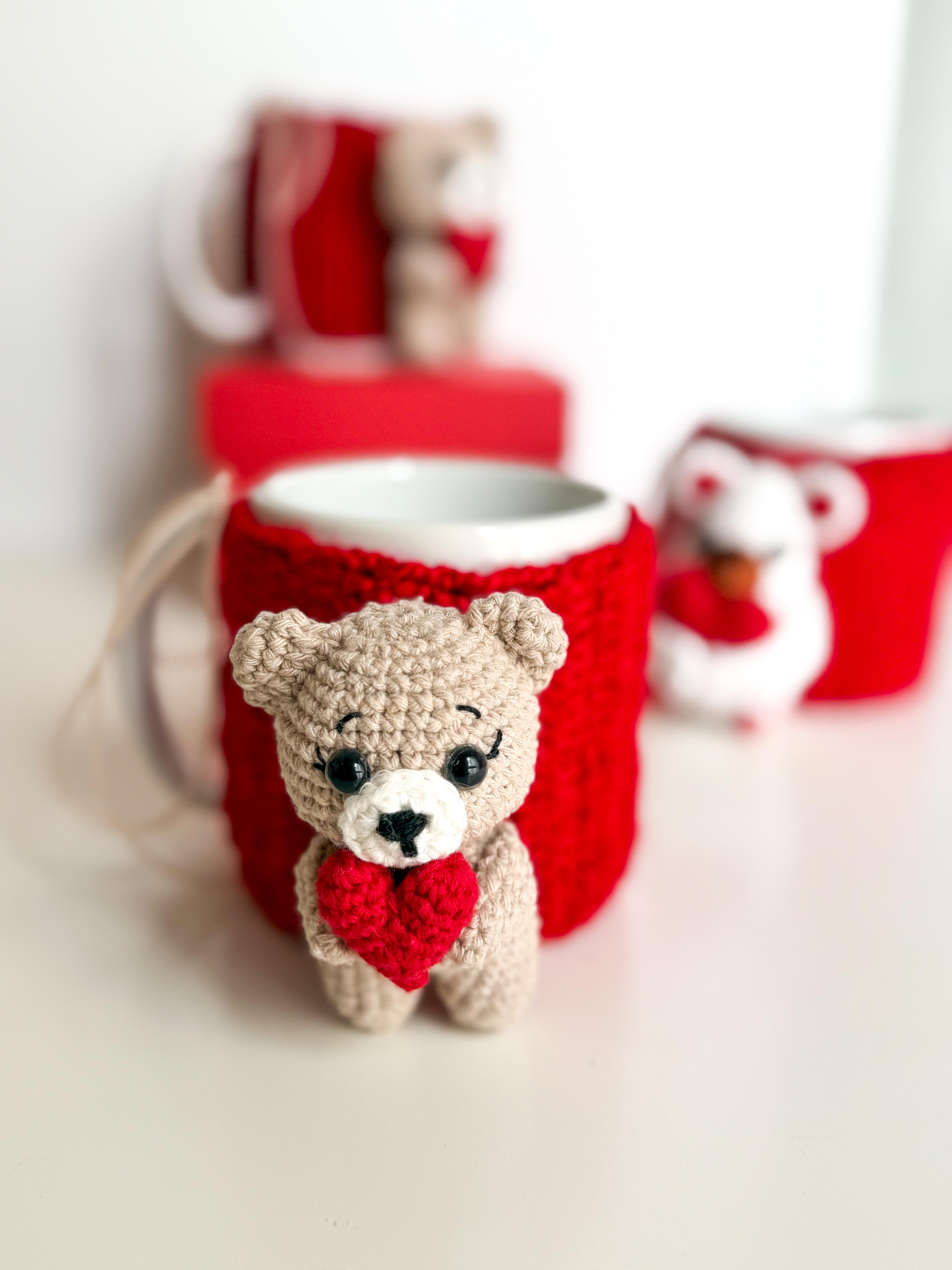 Valentine's Day Tedy Bear Sweater Mug 