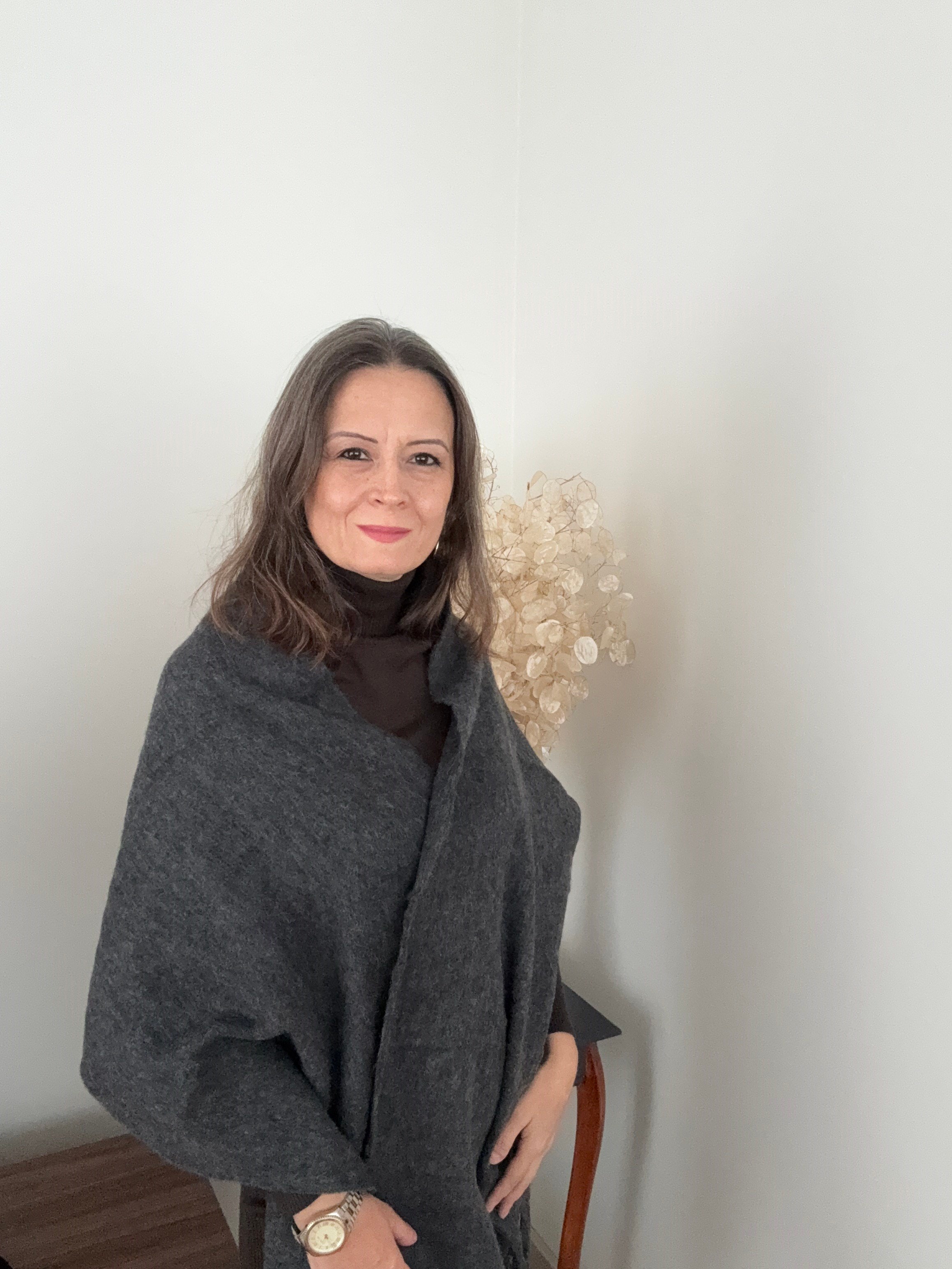 Yumuşak Dokulu Makarna Model Şal 50x190 cm 