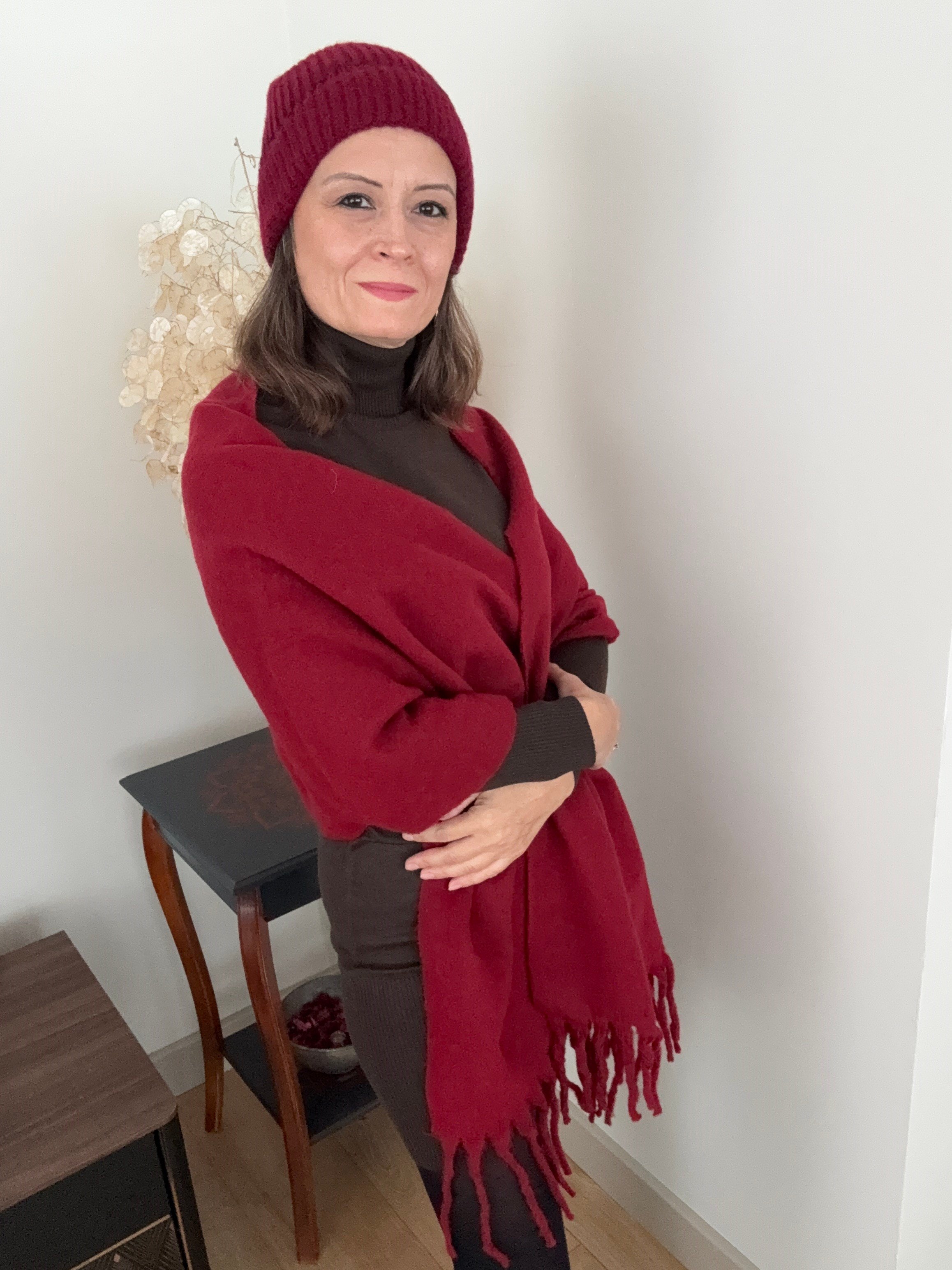 Yumuşak Dokulu Makarna Model Şal 50x190 cm 