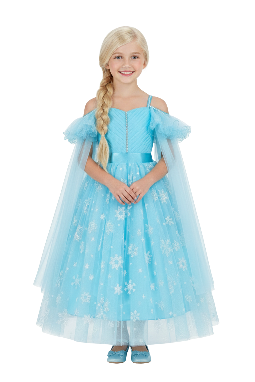 Crystal Queen Prenses Kostüm