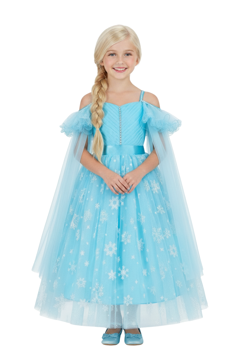 Crystal Queen Prenses Kostüm