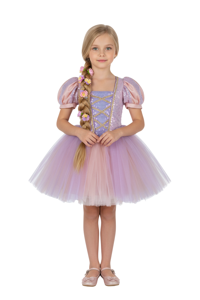 Fairyland Couture - V2 Rapunzel Mini Prenses Kostüm