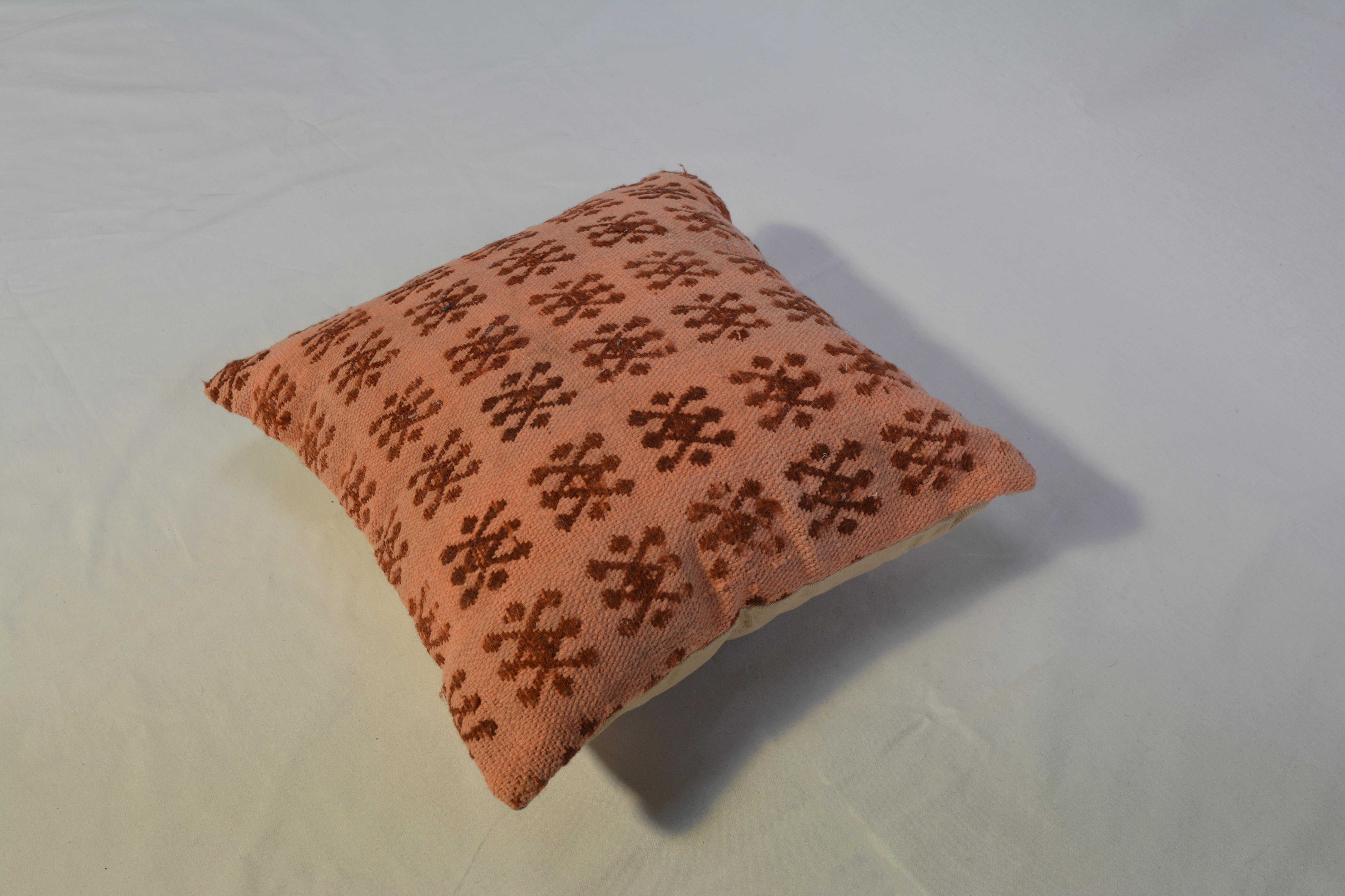 Madalyon Kırlent Portakal Kilim