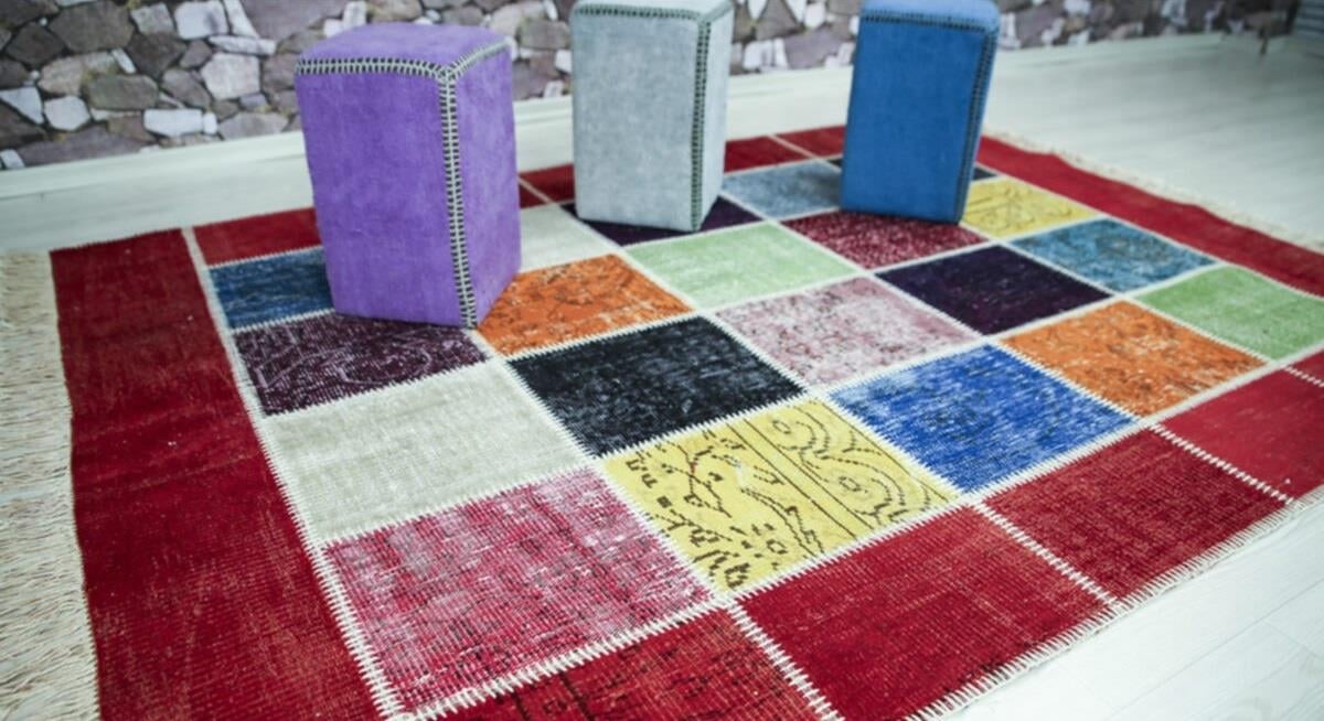 Madalyon Patchwork Antik Anadolu Halısı Simbad
