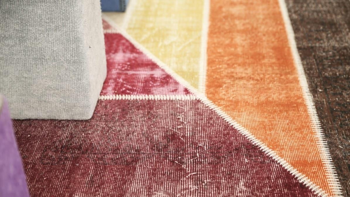Madalyon Patchwork Antik Anadolu Halısı Arrow