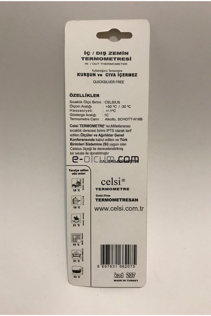 Celsi 207 Kartela