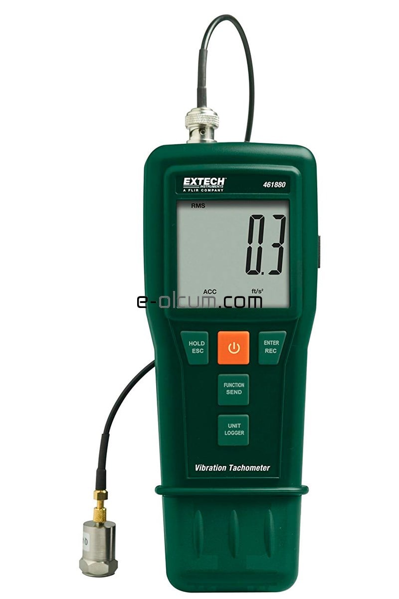 extech 461880 vibrasyon olcum cihazi ve takometre