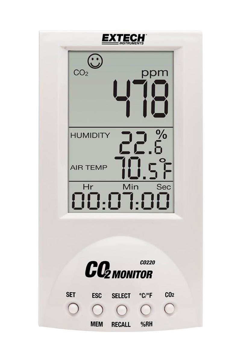 Extech CO220 Masaüstü İç Hava Kalitesi Ölçüm Cihazı