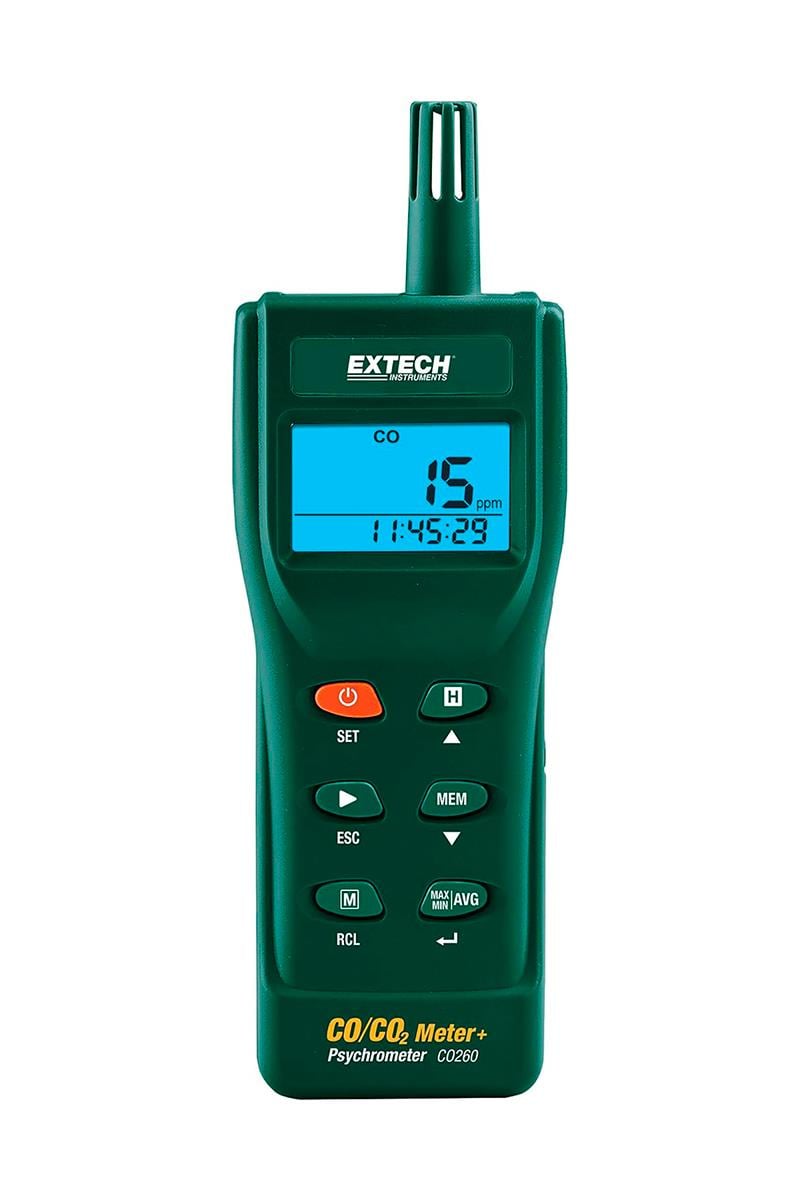 Extech CO260 Karbonmonoksit ve Karbondioksit Ölçüm Cihazı