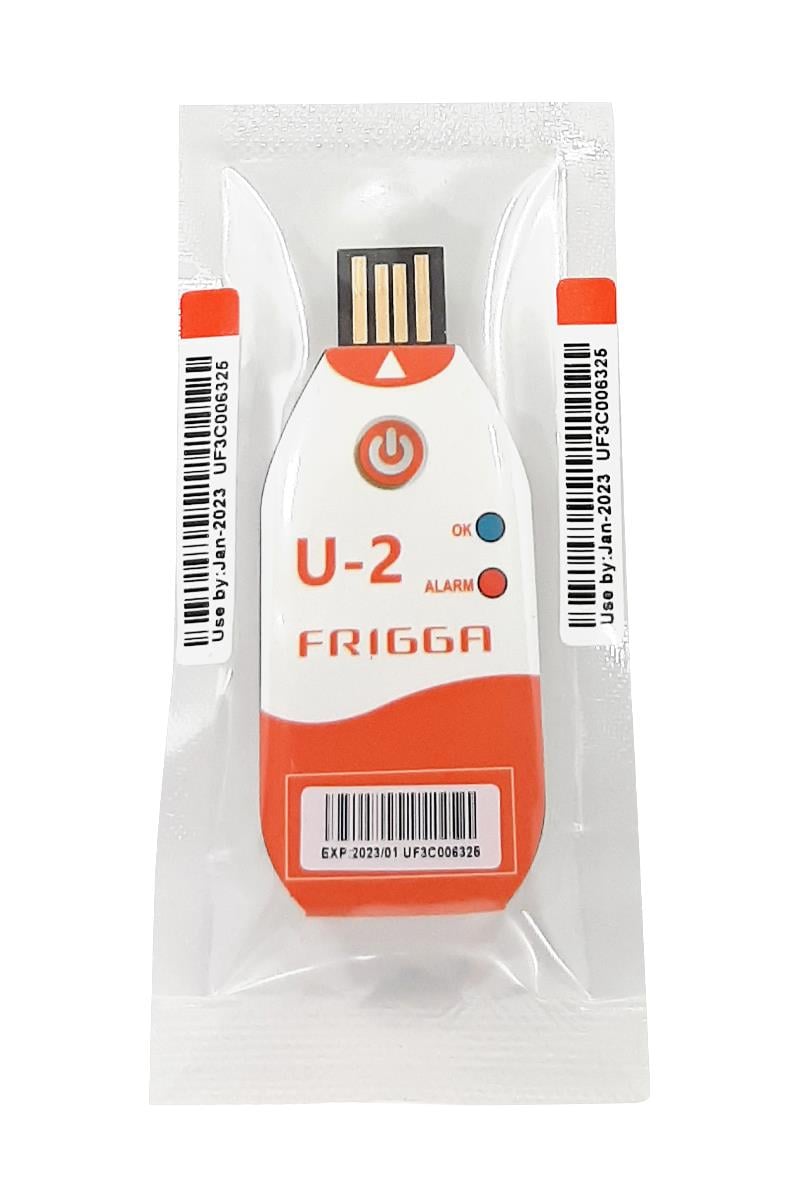 Frigga U2 Tek Kullanımlık Sıcaklık Kayıt Cihazı