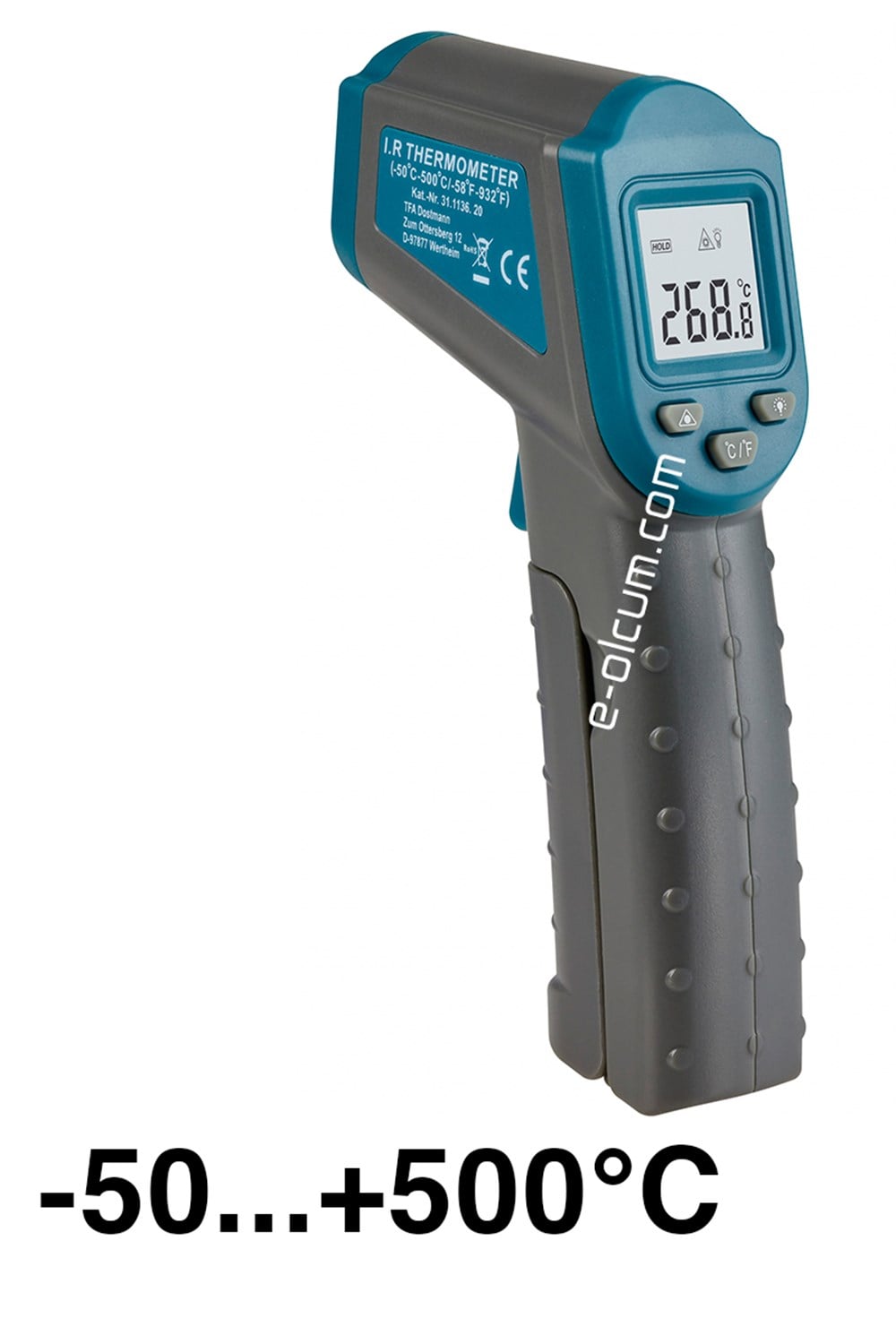 TFA 31.1136.20 'Ray' Lazerli Sıcaklık Ölçer (-50 ... +500°C)