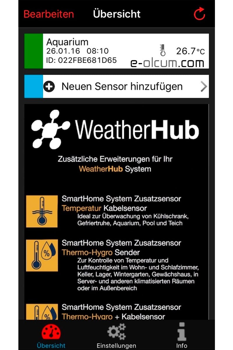 weatherhub uygulama