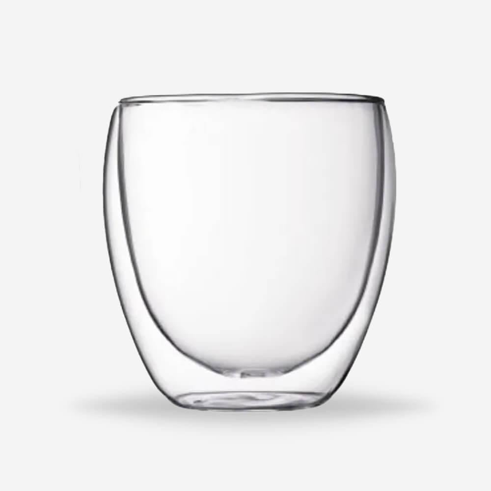 Çift Katmanlı Cam Kahve Bardağı | 250 ml