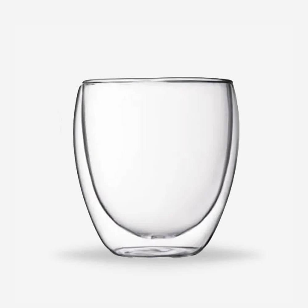 Çift Katmanlı Cam Kahve Bardağı | 80 ml