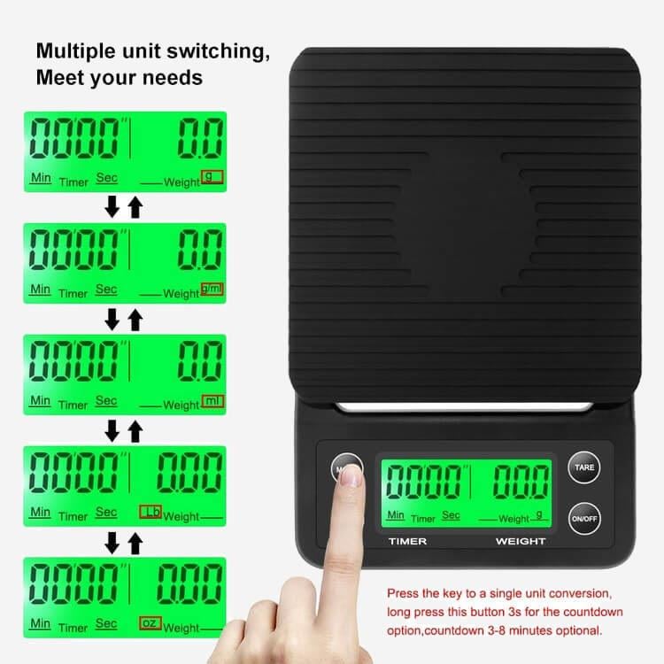 Epinox - Dijital Hassas Kahve Tartısı