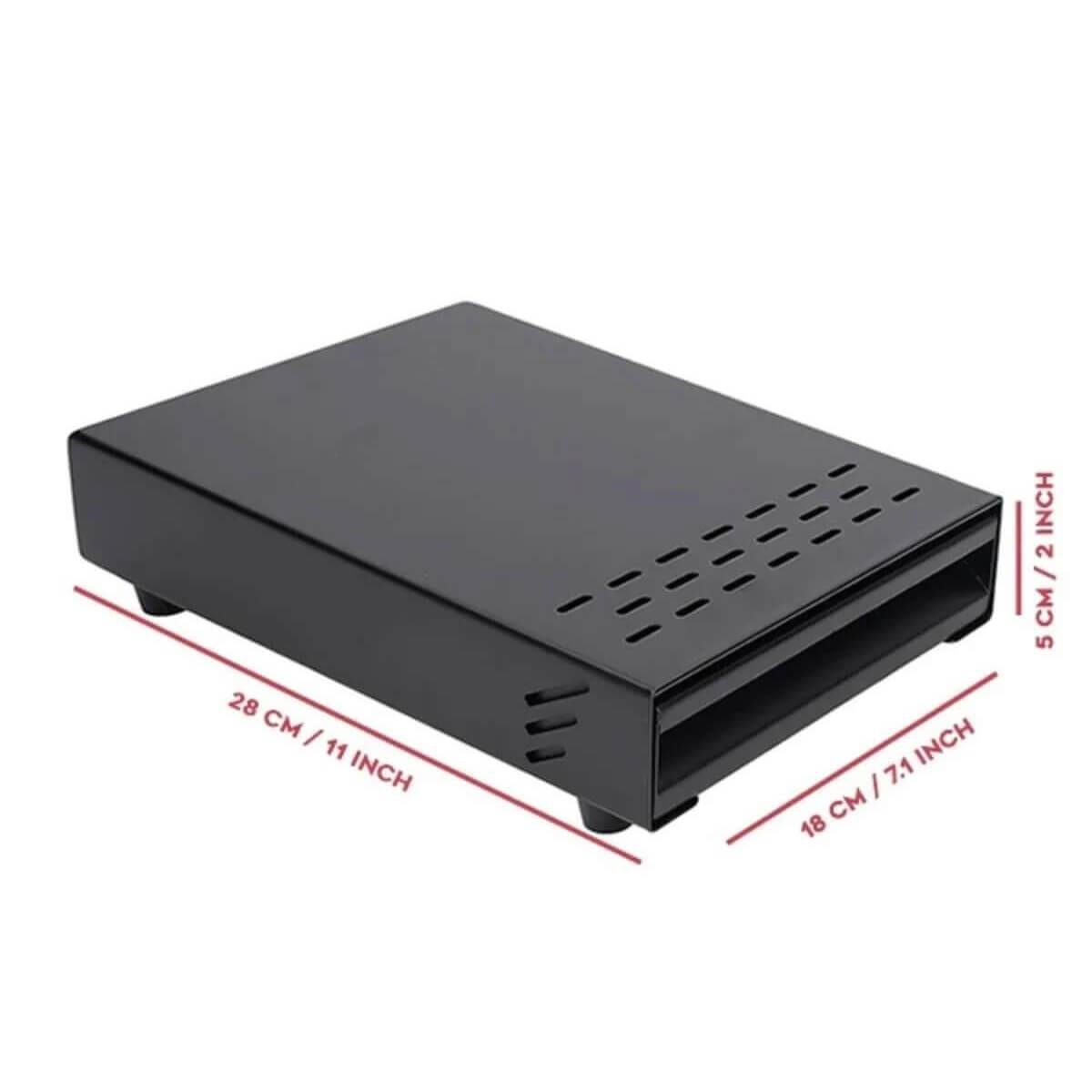 Knockbox | Kahve Posası Temizleme Kutusu - Siyah Çelik