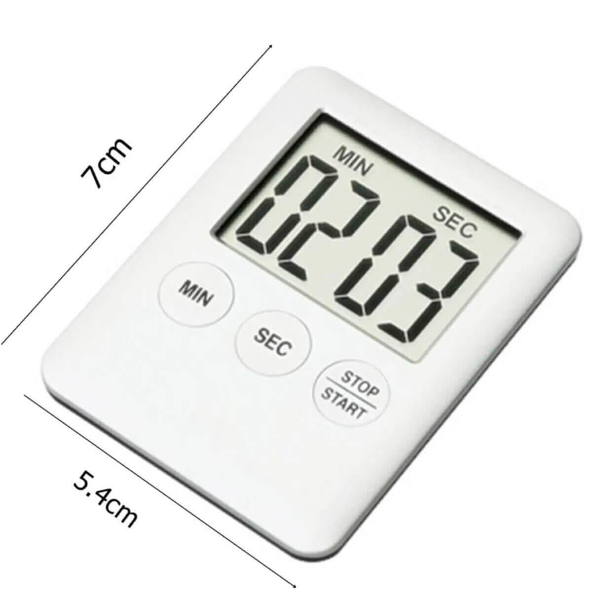 Mıknatıslı Kronometre - Timer | Beyaz