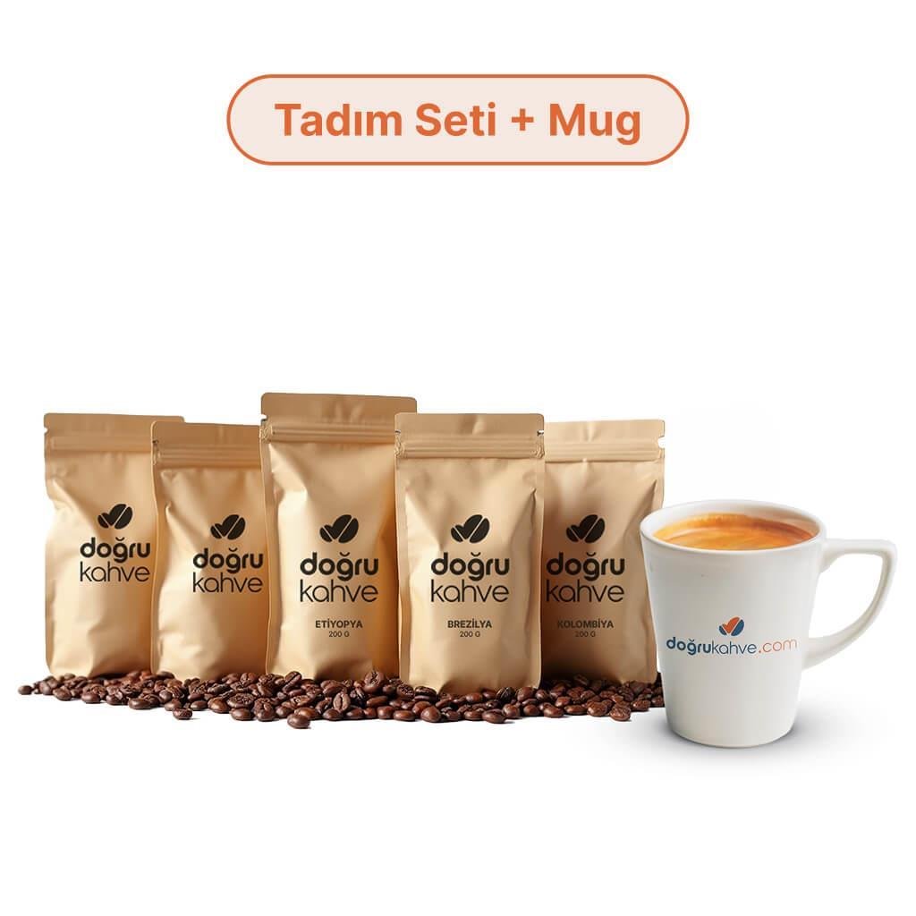 Tadım Seti + Baskılı Porselen Mug 220 ml