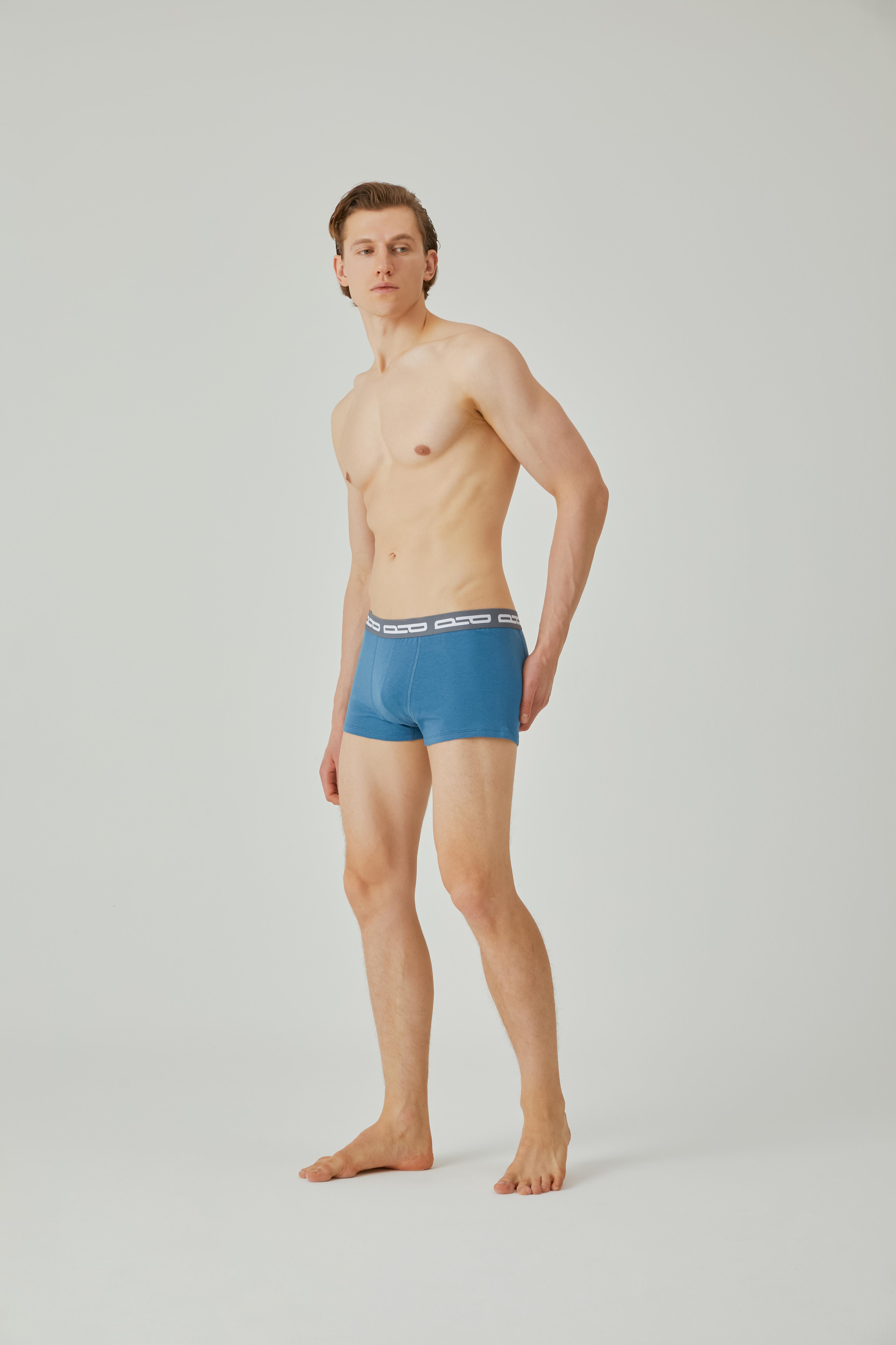 Erkek Kısa Boy Gri Boxer