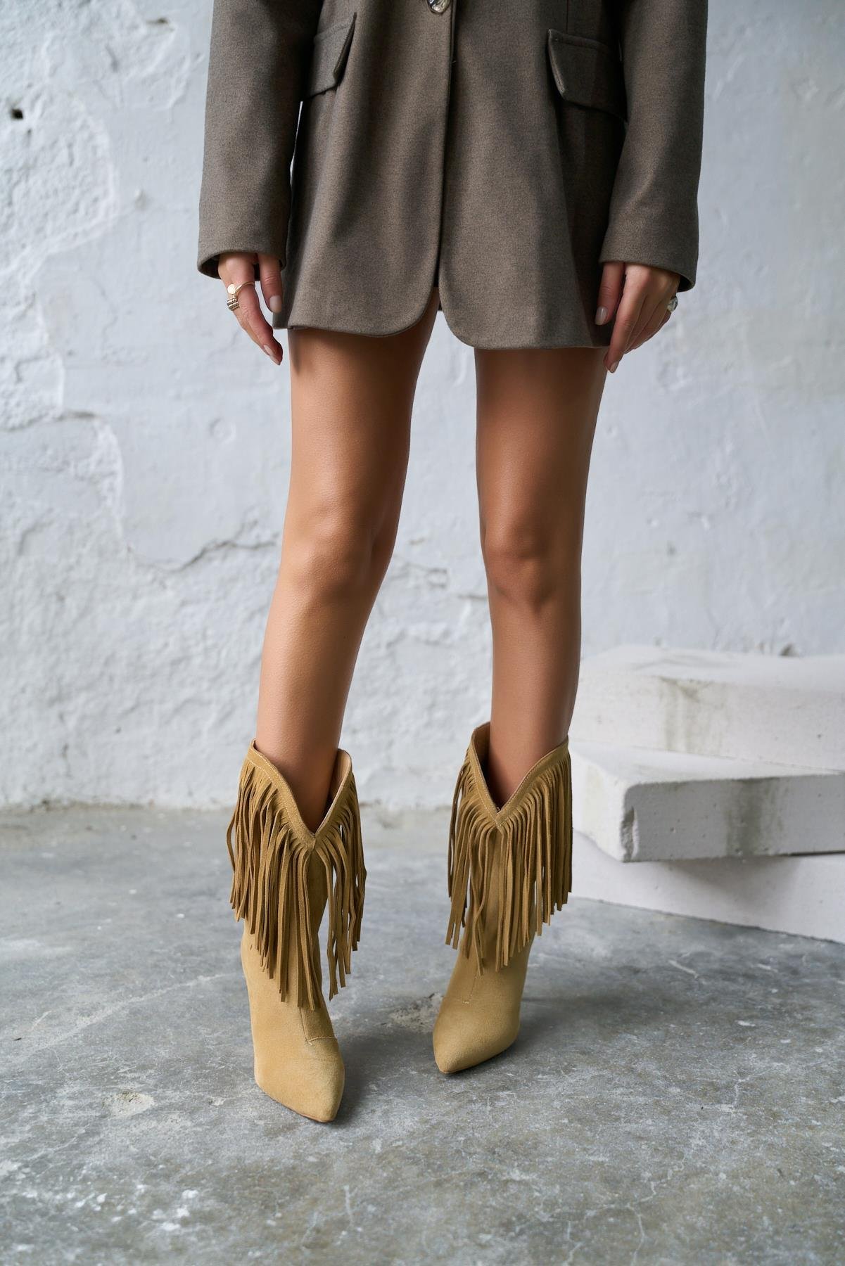 AMORA BAL SÜET ÇİZME