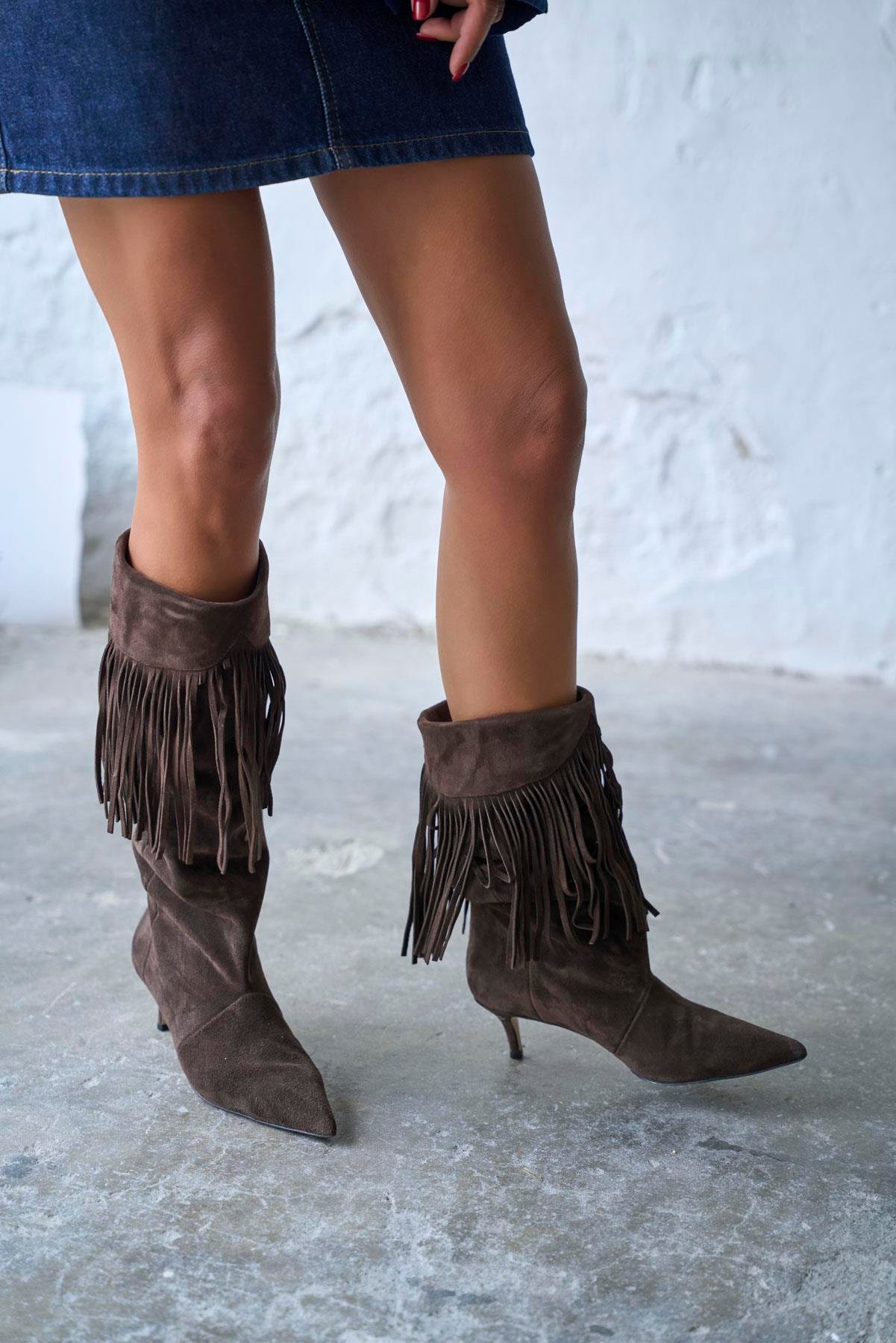 ANDERSON KAHVE SÜET ÇİZME