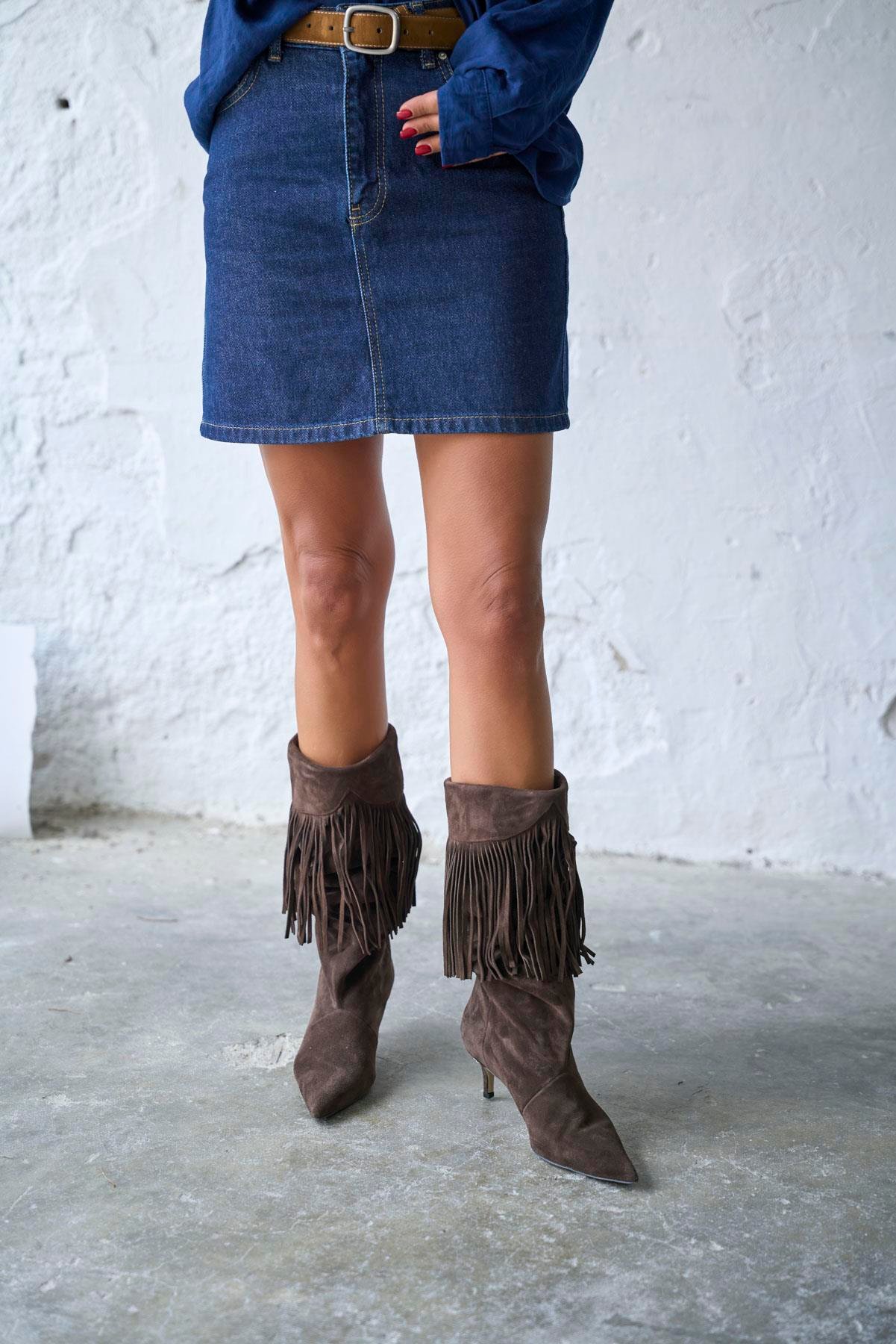 ANDERSON KAHVE SÜET ÇİZME