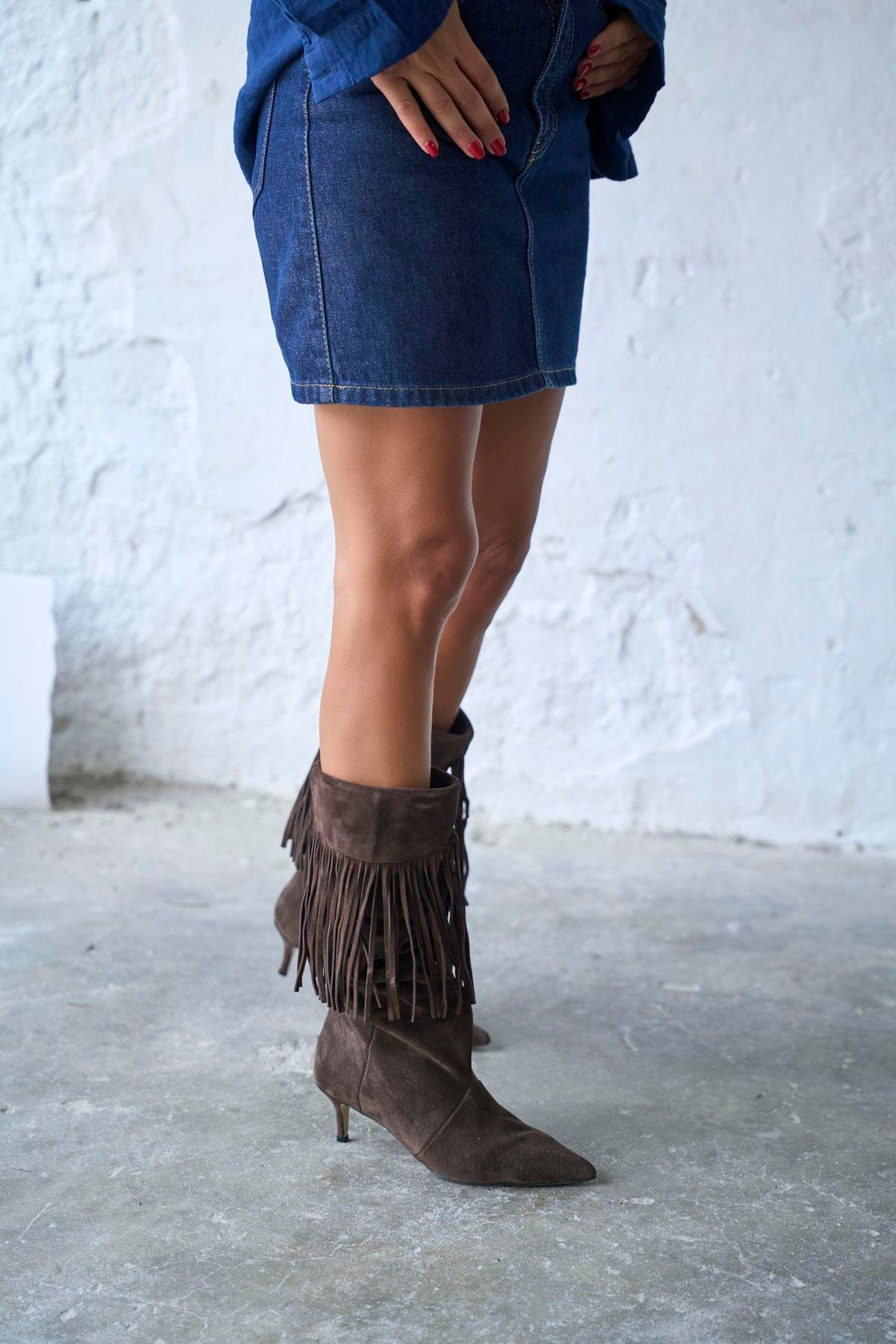 ANDERSON KAHVE SÜET ÇİZME