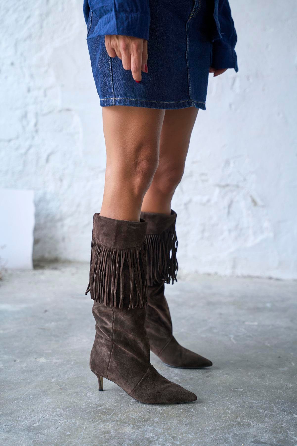 ANDERSON KAHVE SÜET ÇİZME