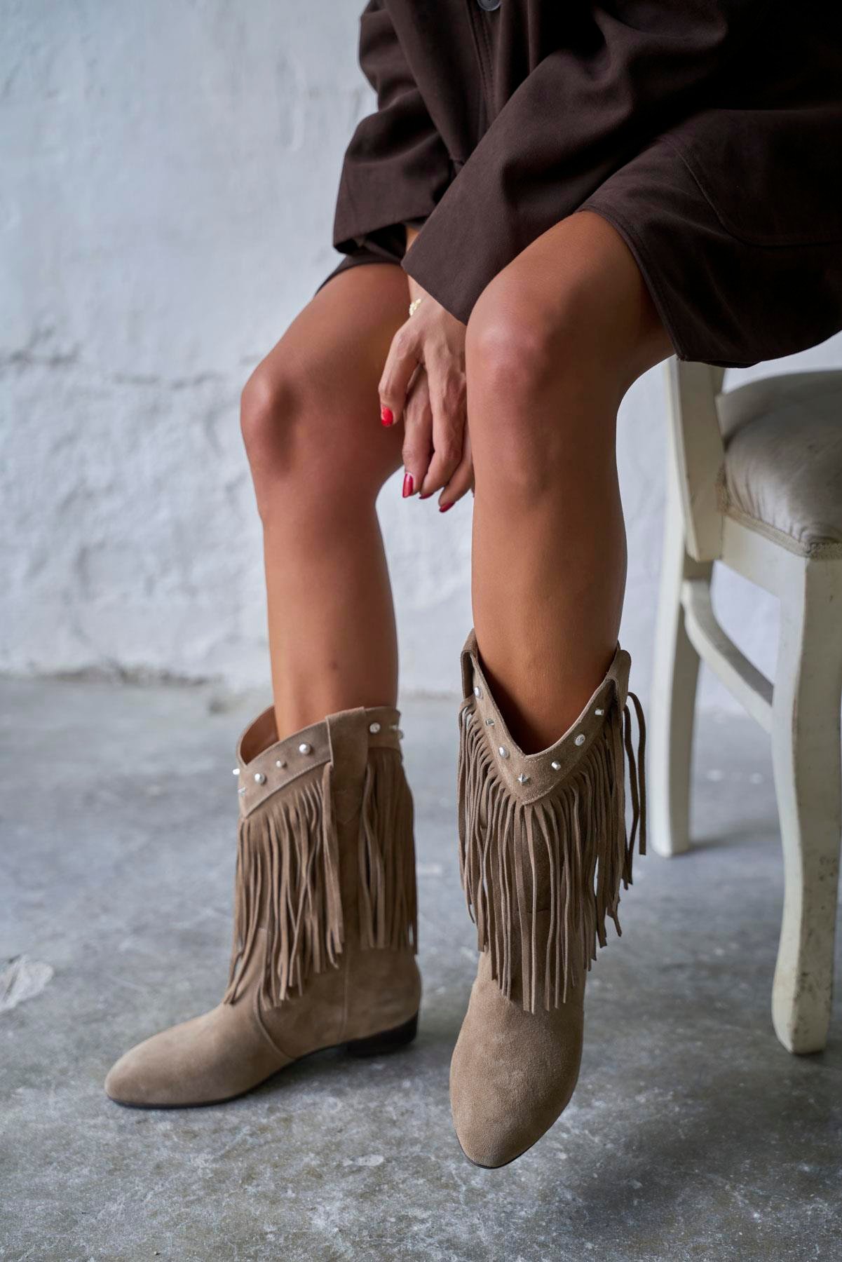 AURİS VİZON SÜET ÇİZME