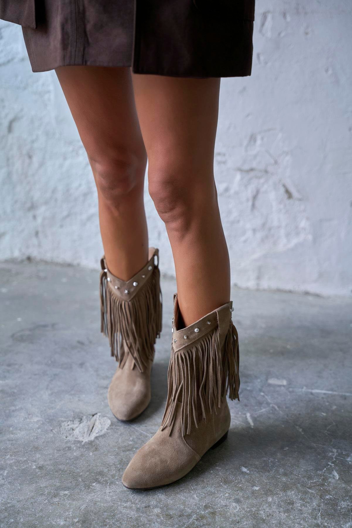 AURİS VİZON SÜET ÇİZME