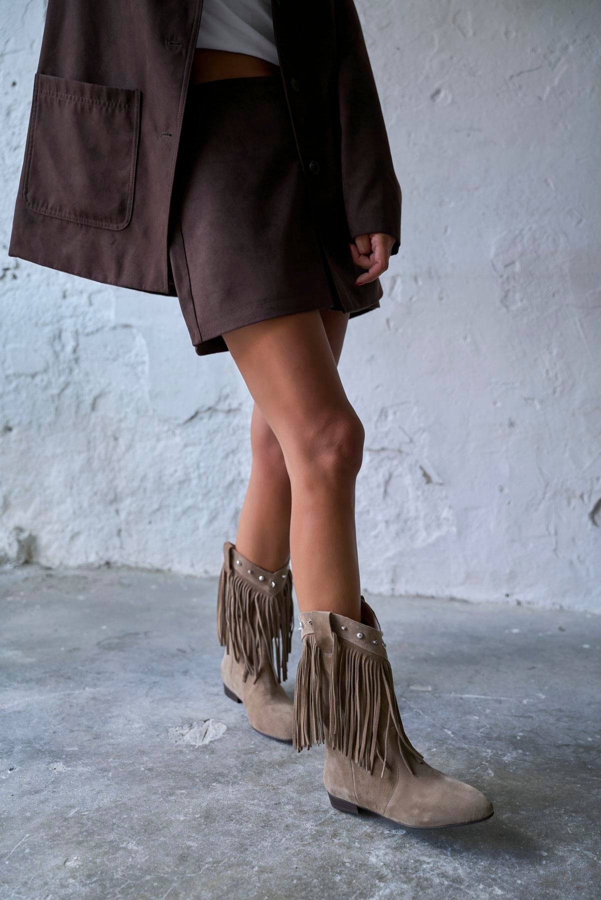 AURİS VİZON SÜET ÇİZME