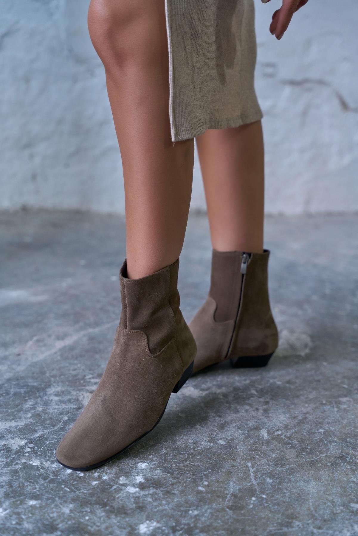 BELLİNA VİZON SÜET BOT