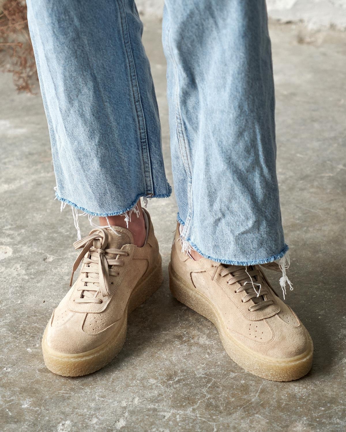 BROKLY BEJ SÜET SPOR AYAKKABI