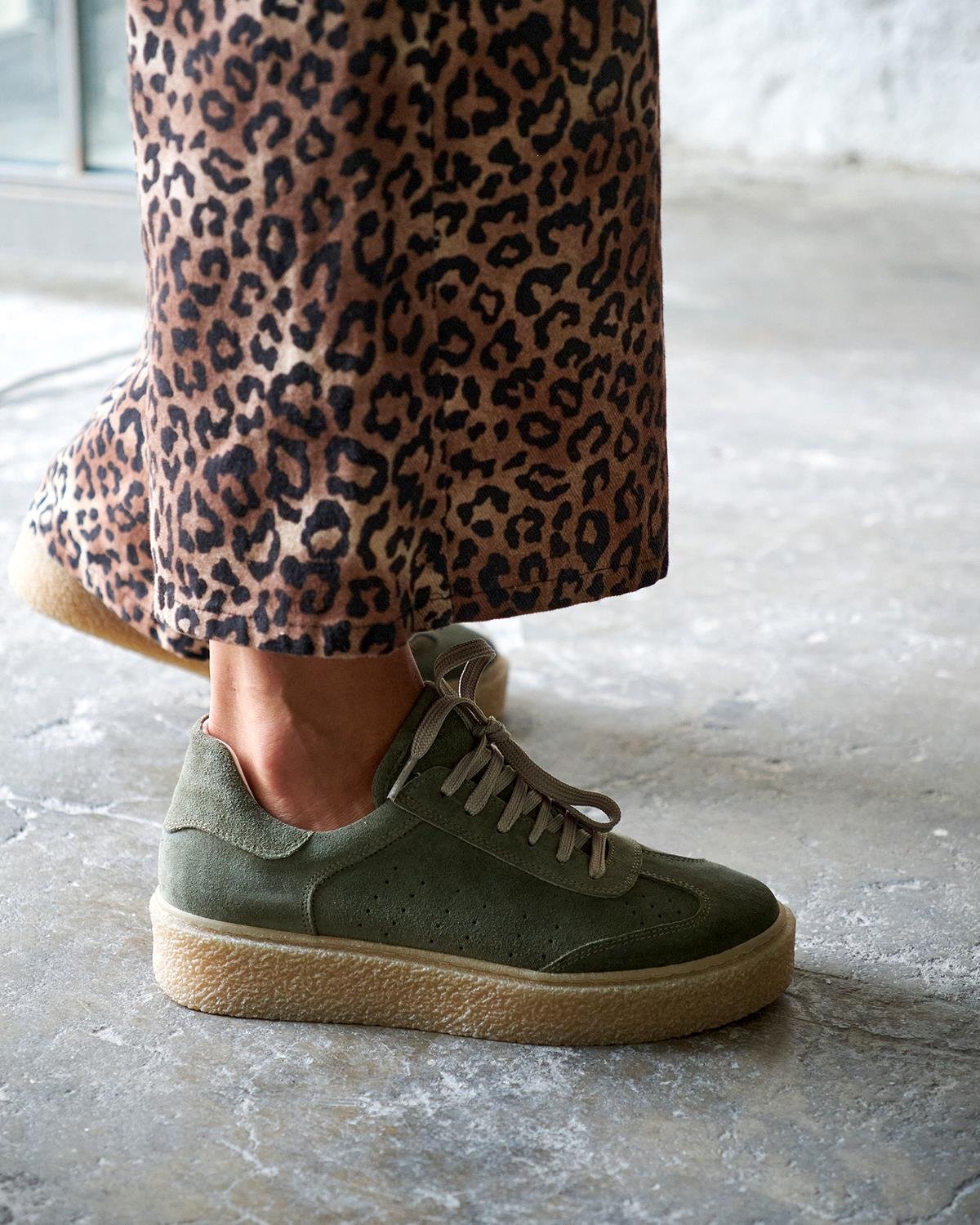 BROKLY HAKİ SÜET SPOR AYAKKABI