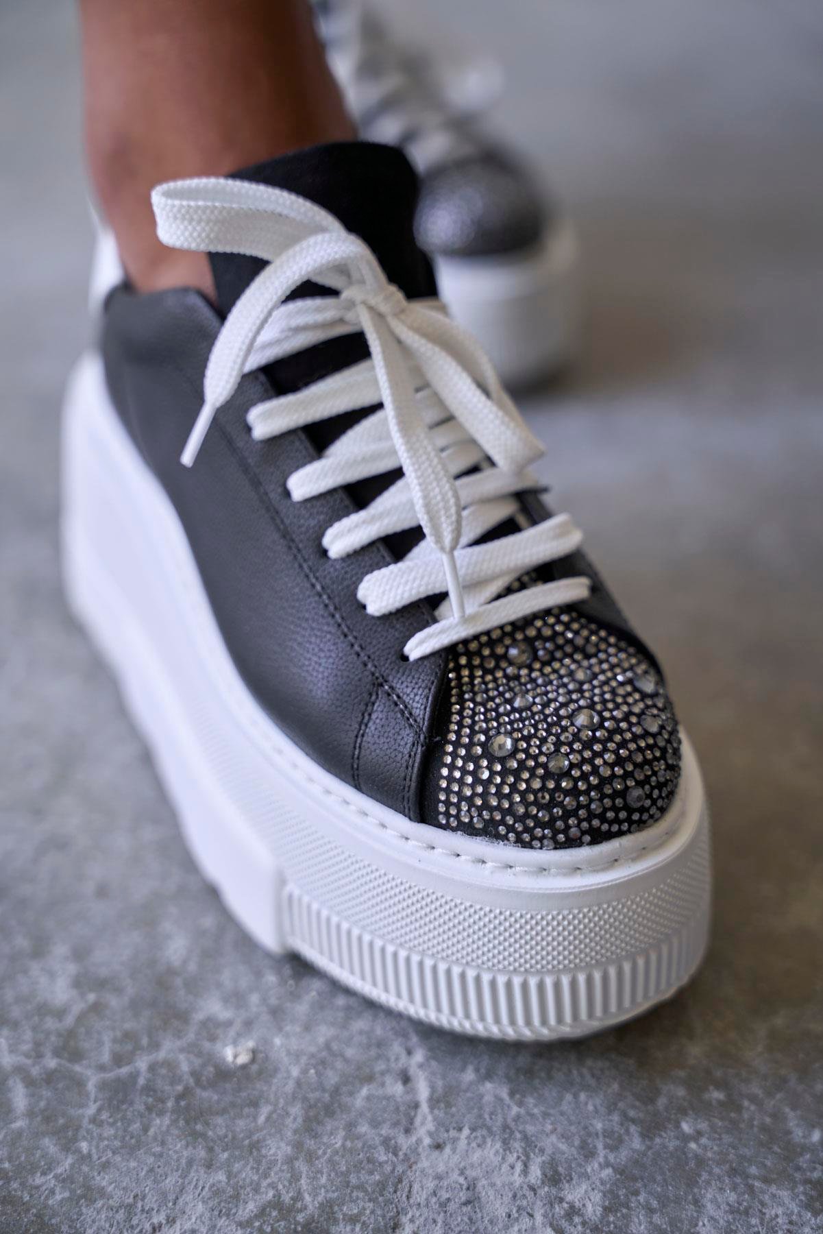 DAVOS SİYAH SPOR AYAKKABI 