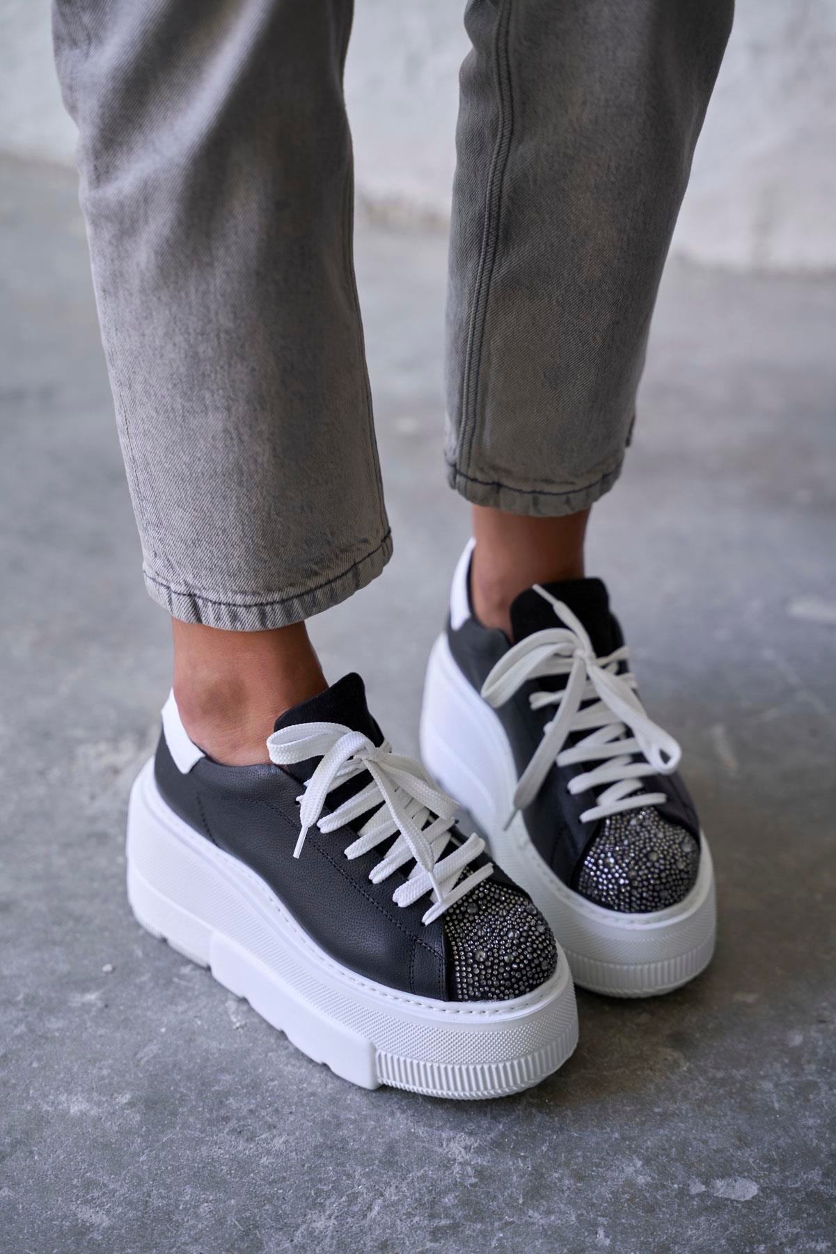 DAVOS SİYAH SPOR AYAKKABI 